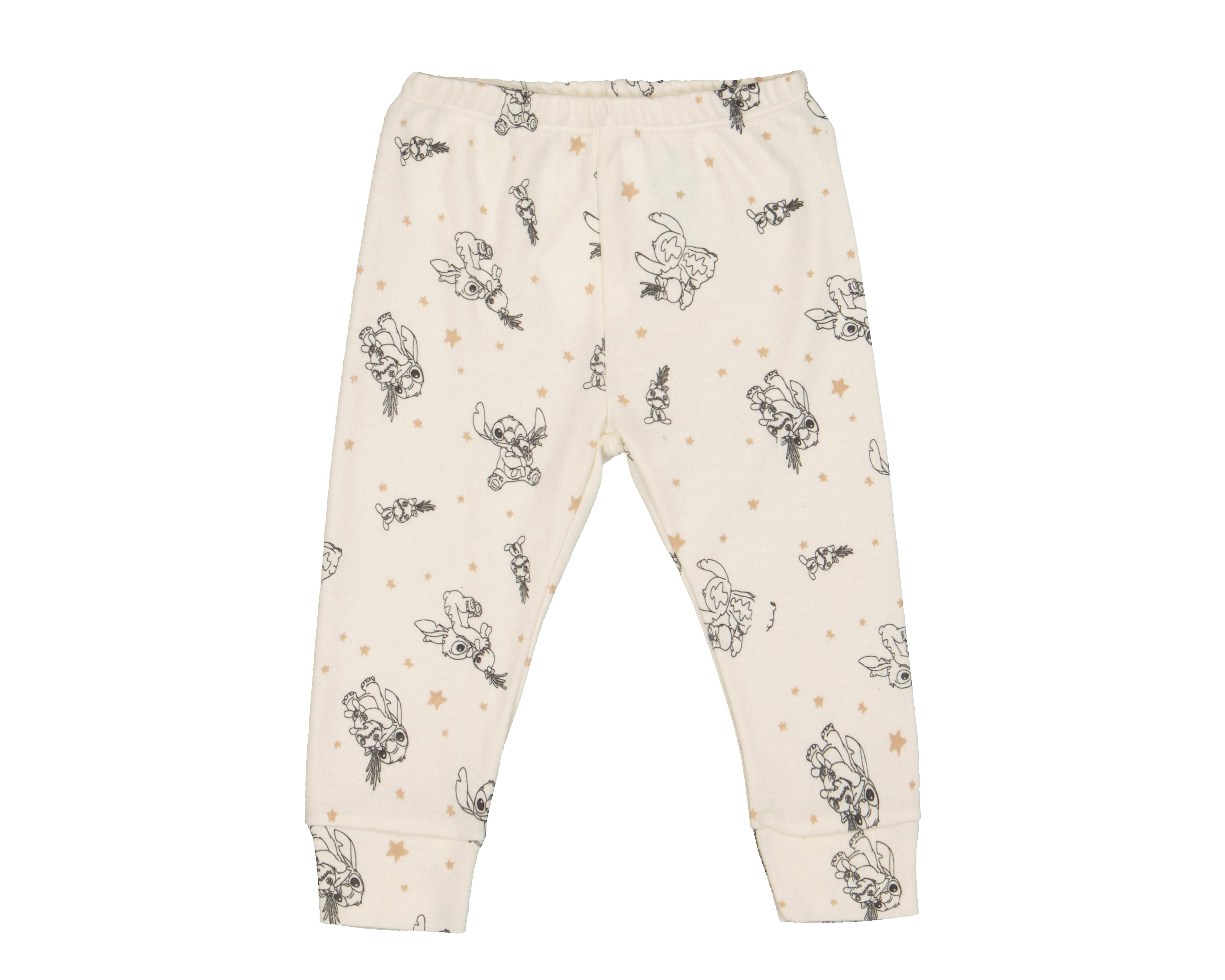 Foto 4 pulgar | Pantalón para Bebé Disney  Lilo & Stitch con Estampado 3 Piezas