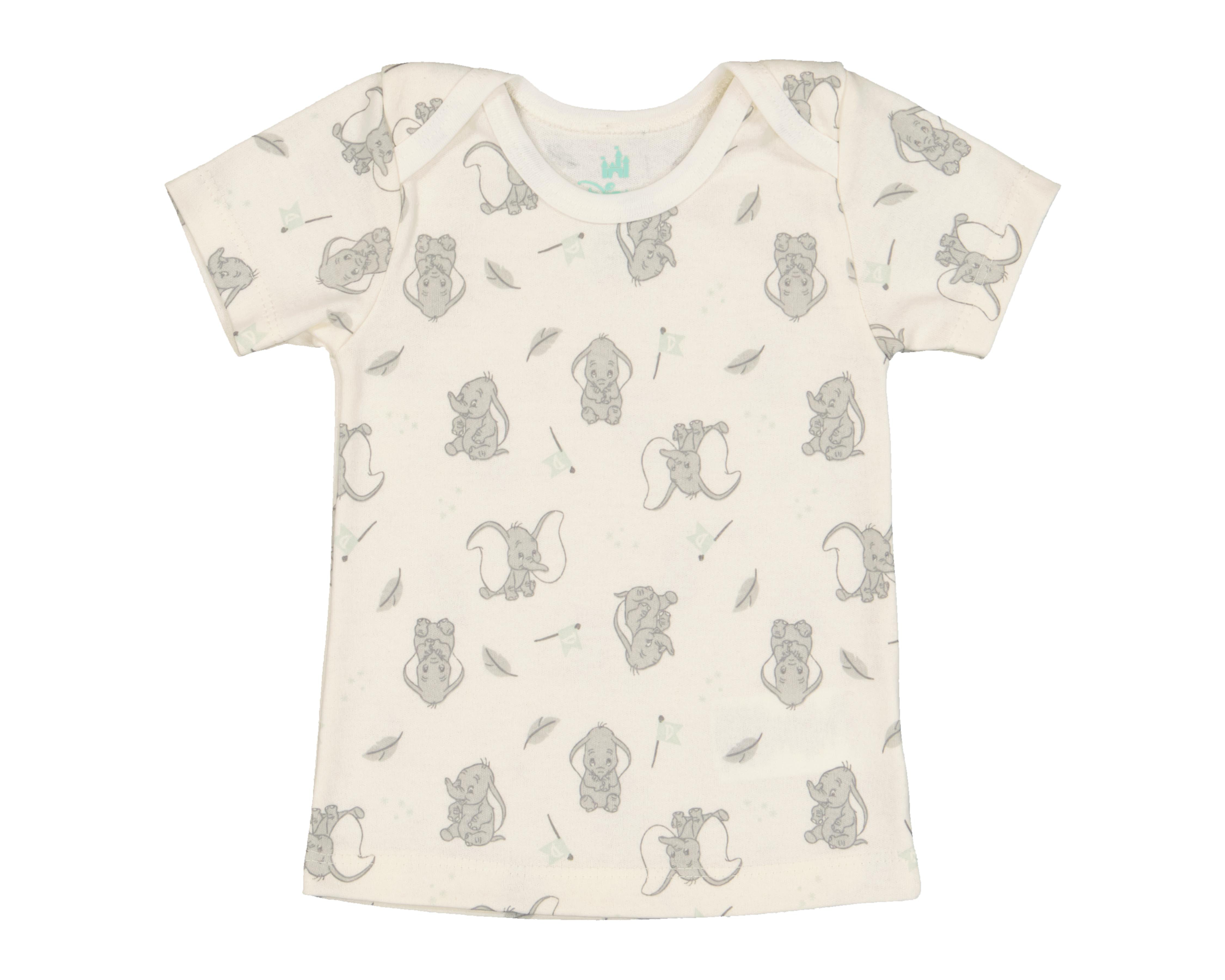 Foto 4 pulgar | Camiseta para Bebé Disney Baby Multicolor 3 Piezas