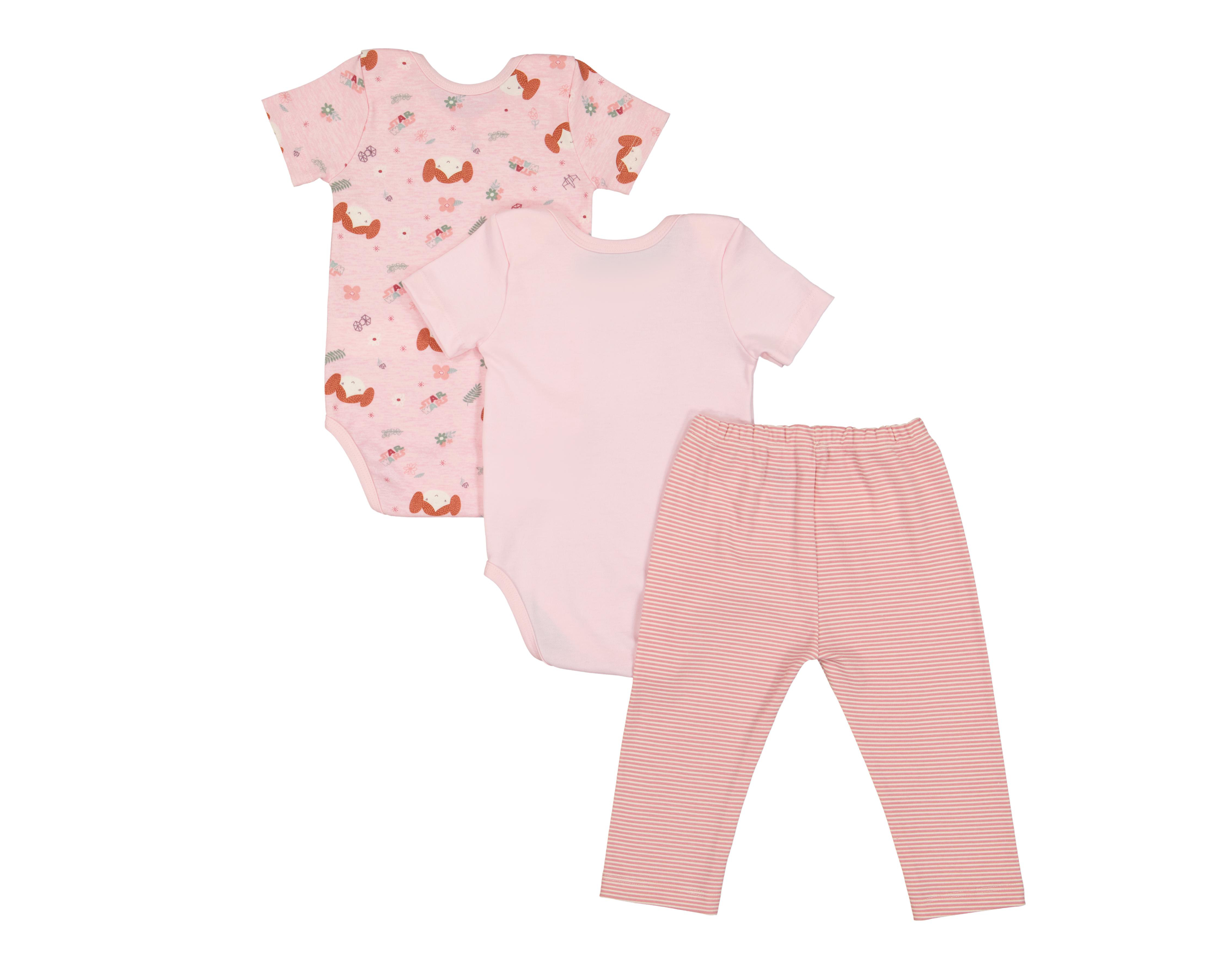 Foto 2 | Conjunto para Bebé Niña Disney Baby 3 Piezas
