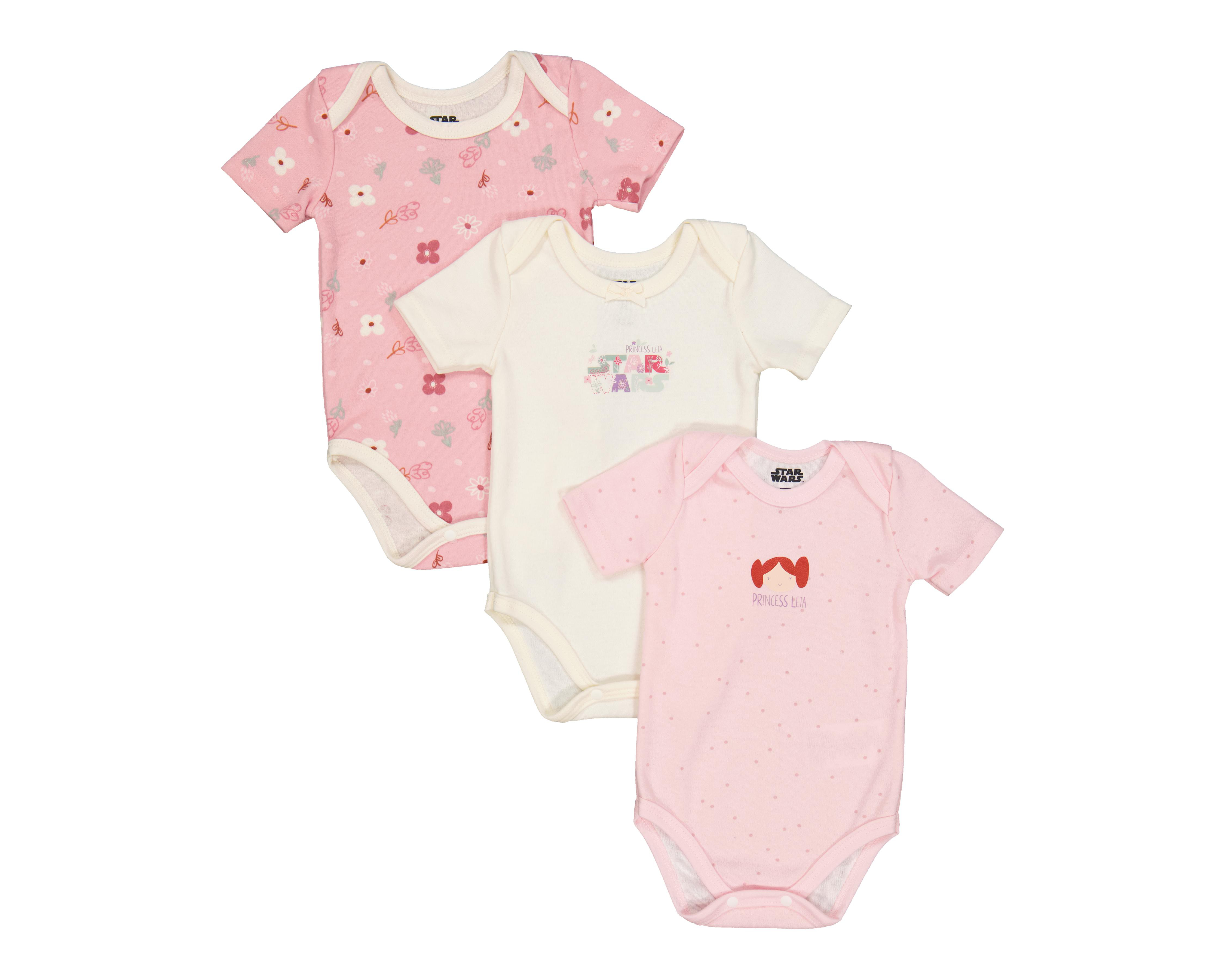 Pañalero para Bebé Niña Disney Baby Star Wars 3 Piezas