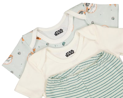 Foto 5 | Pañaleros para Bebé Niño Disney Baby Grogu 3 Piezas