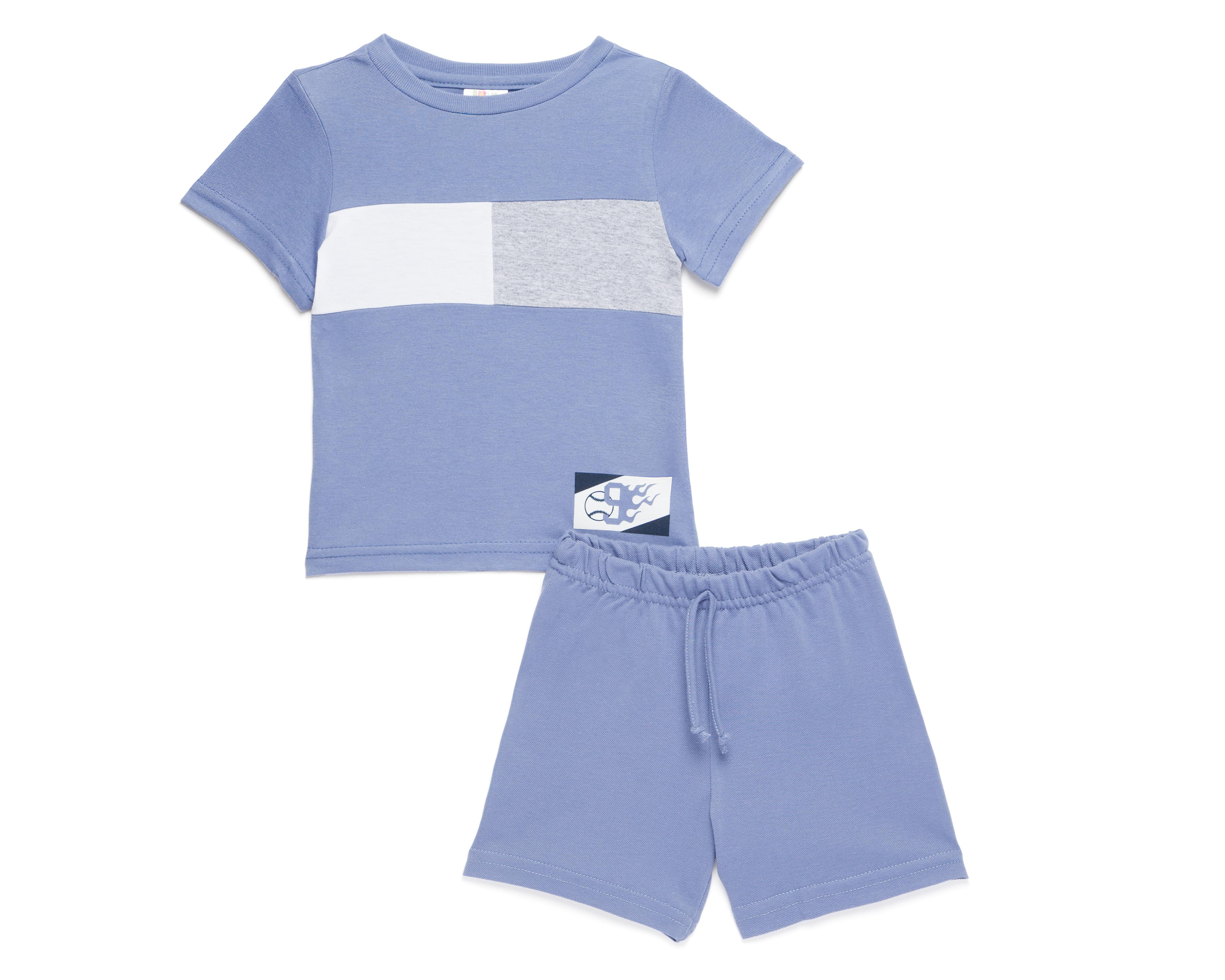 Foto 1 | Short y Playera para Bebé Niño Baby Colors