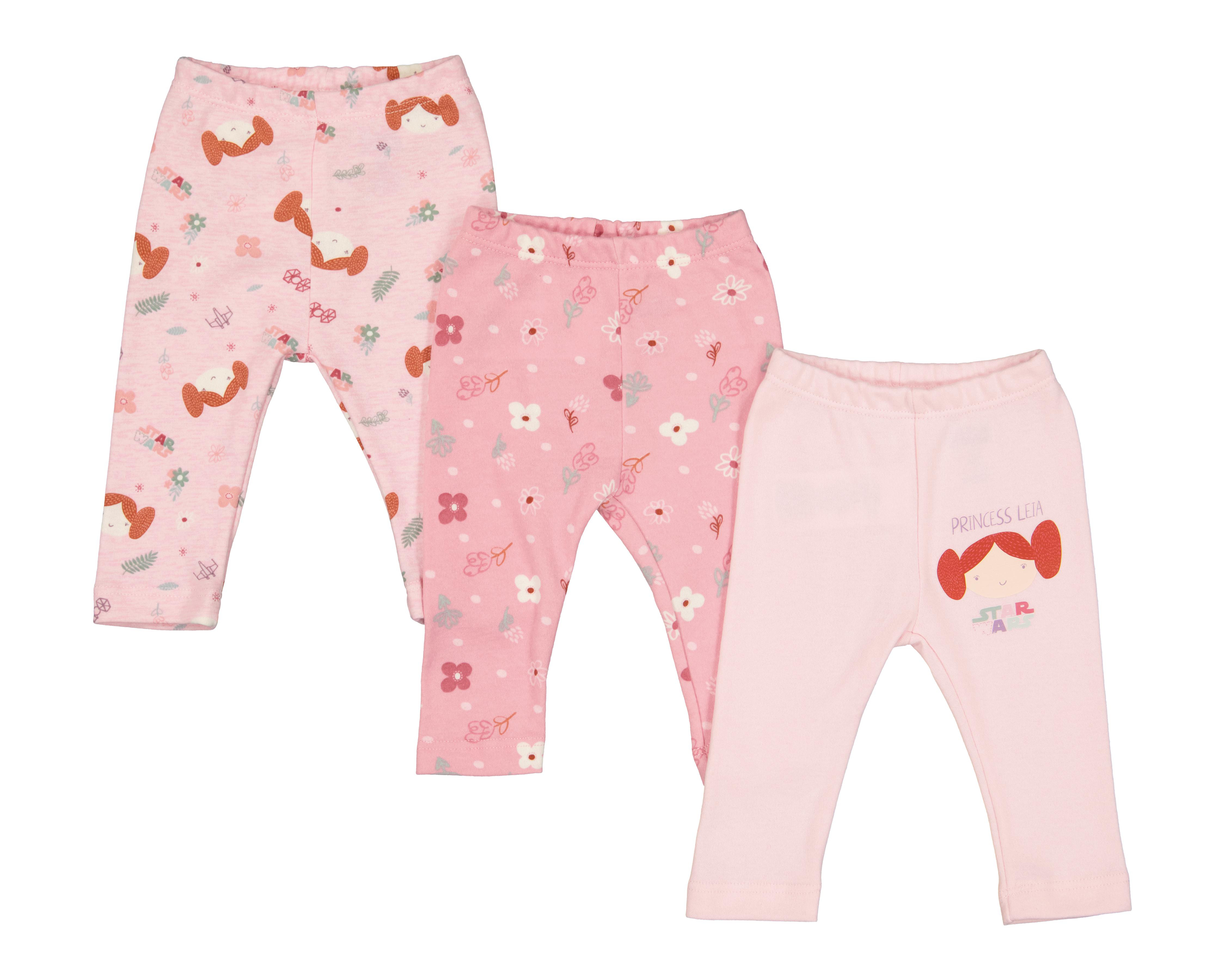 Pantalón para Bebé Niña Disney Star Wars 3 Piezas