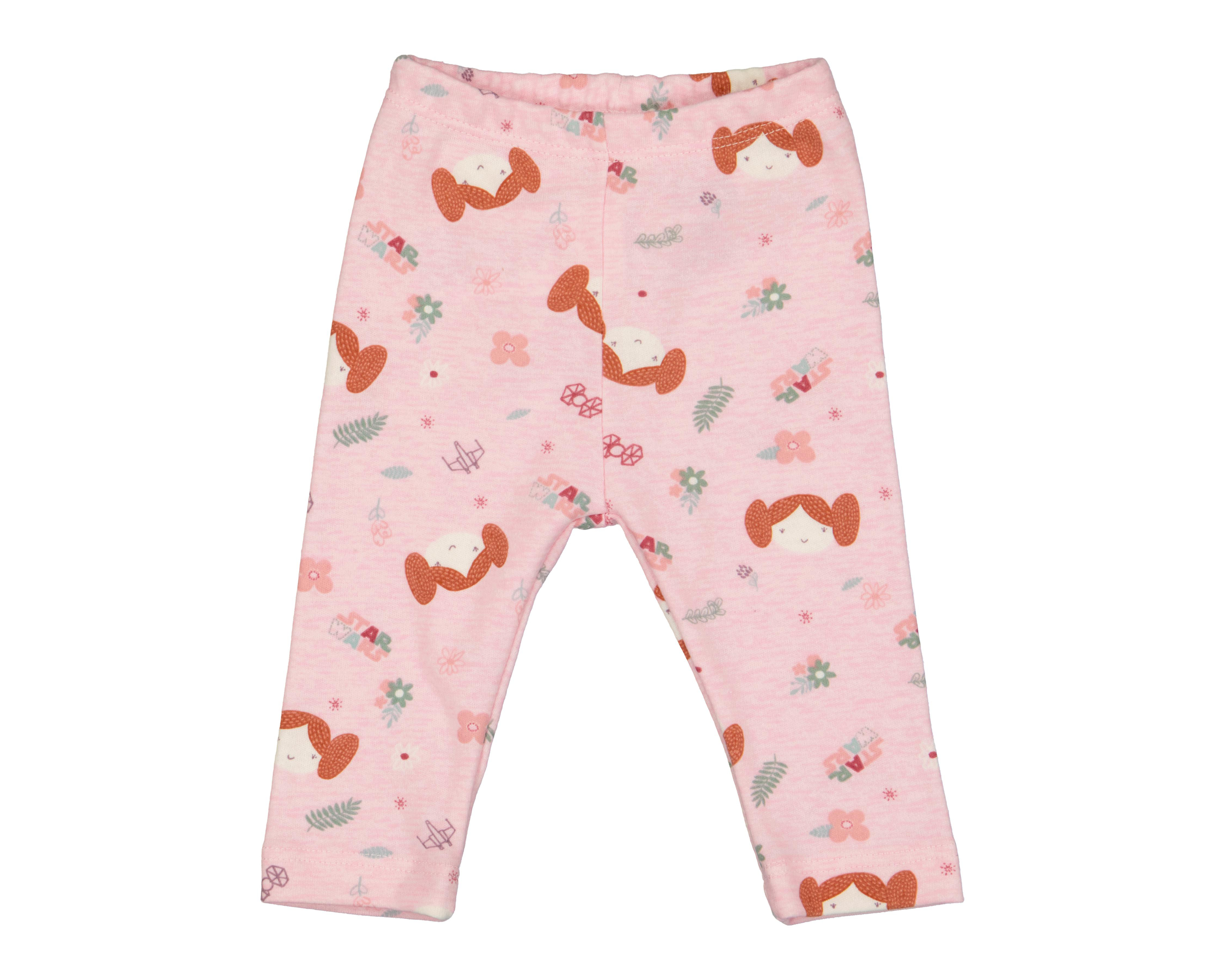 Foto 4 pulgar | Pantalón para Bebé Niña Disney Star Wars 3 Piezas
