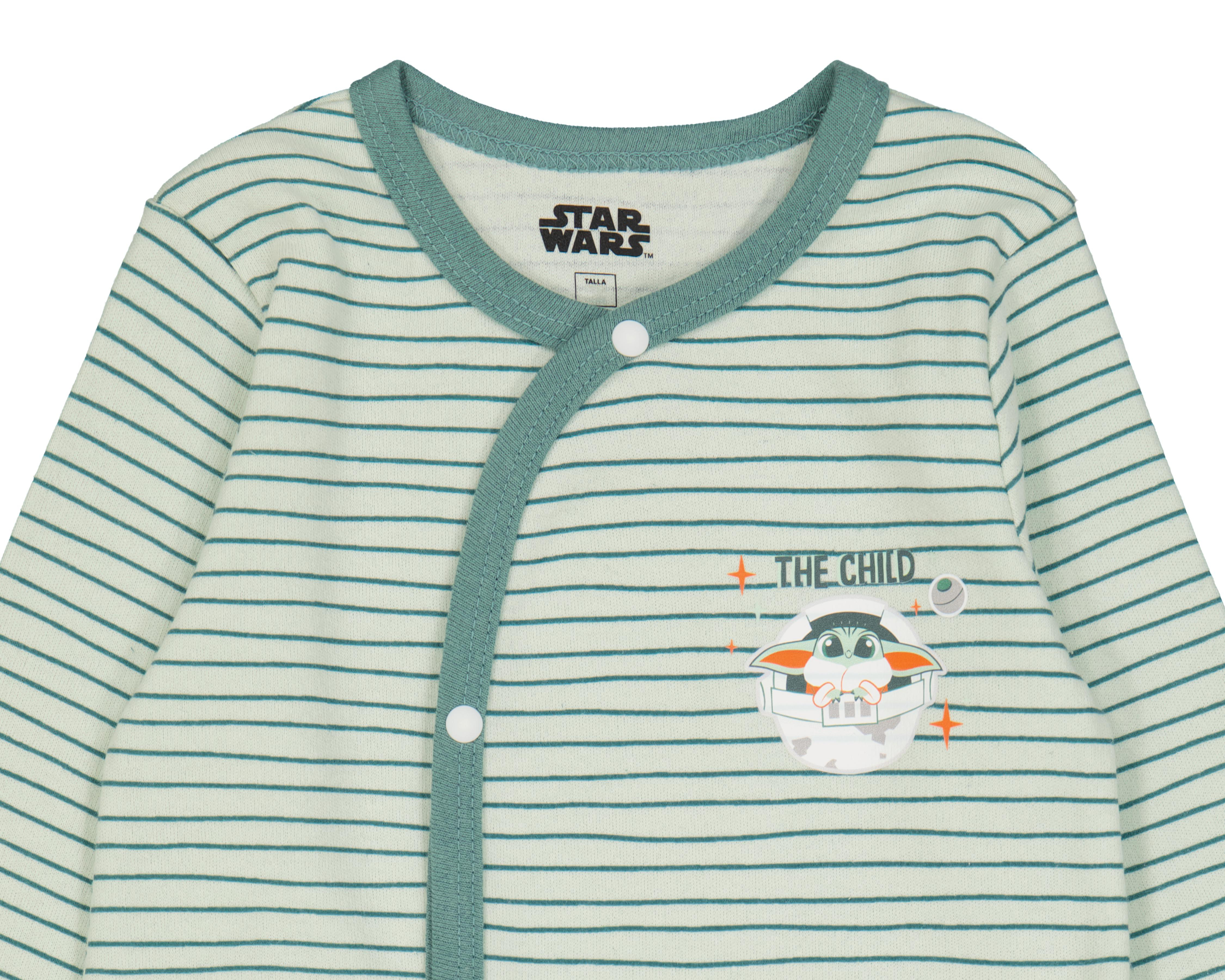 Foto 4 pulgar | Mameluco para Bebé Niño Disney Baby Star Wars