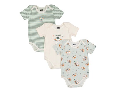 Foto 1 | Pañalero para Bebé Niño Disney Baby Grogu 3 Piezas