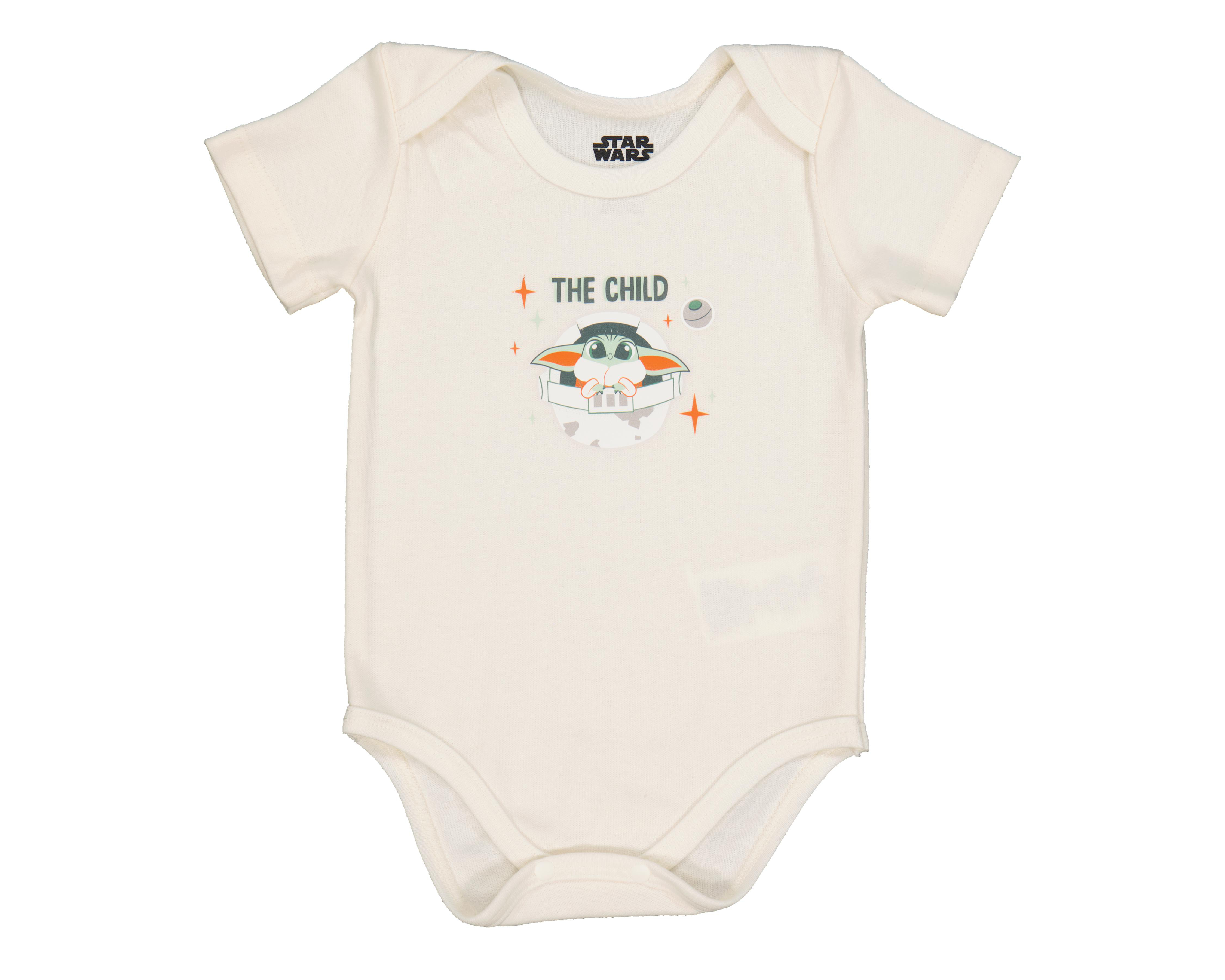 Foto 4 pulgar | Pañalero para Bebé Niño Disney Baby Grogu 3 Piezas