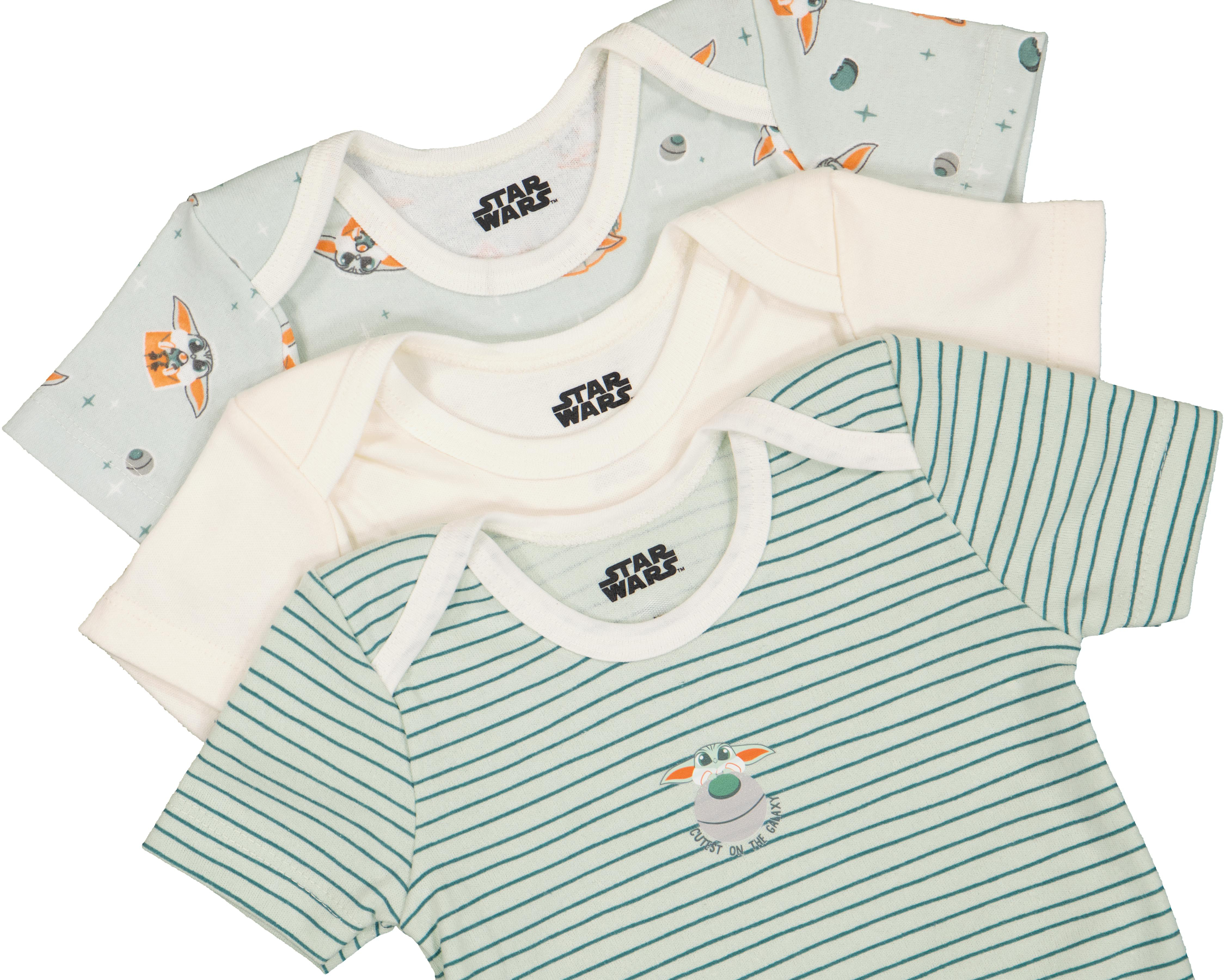 Foto 4 | Pañalero para Bebé Niño Disney Baby Grogu 3 Piezas