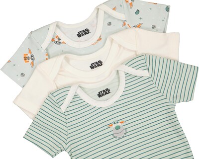 Foto 4 | Pañalero para Bebé Niño Disney Baby Grogu 3 Piezas