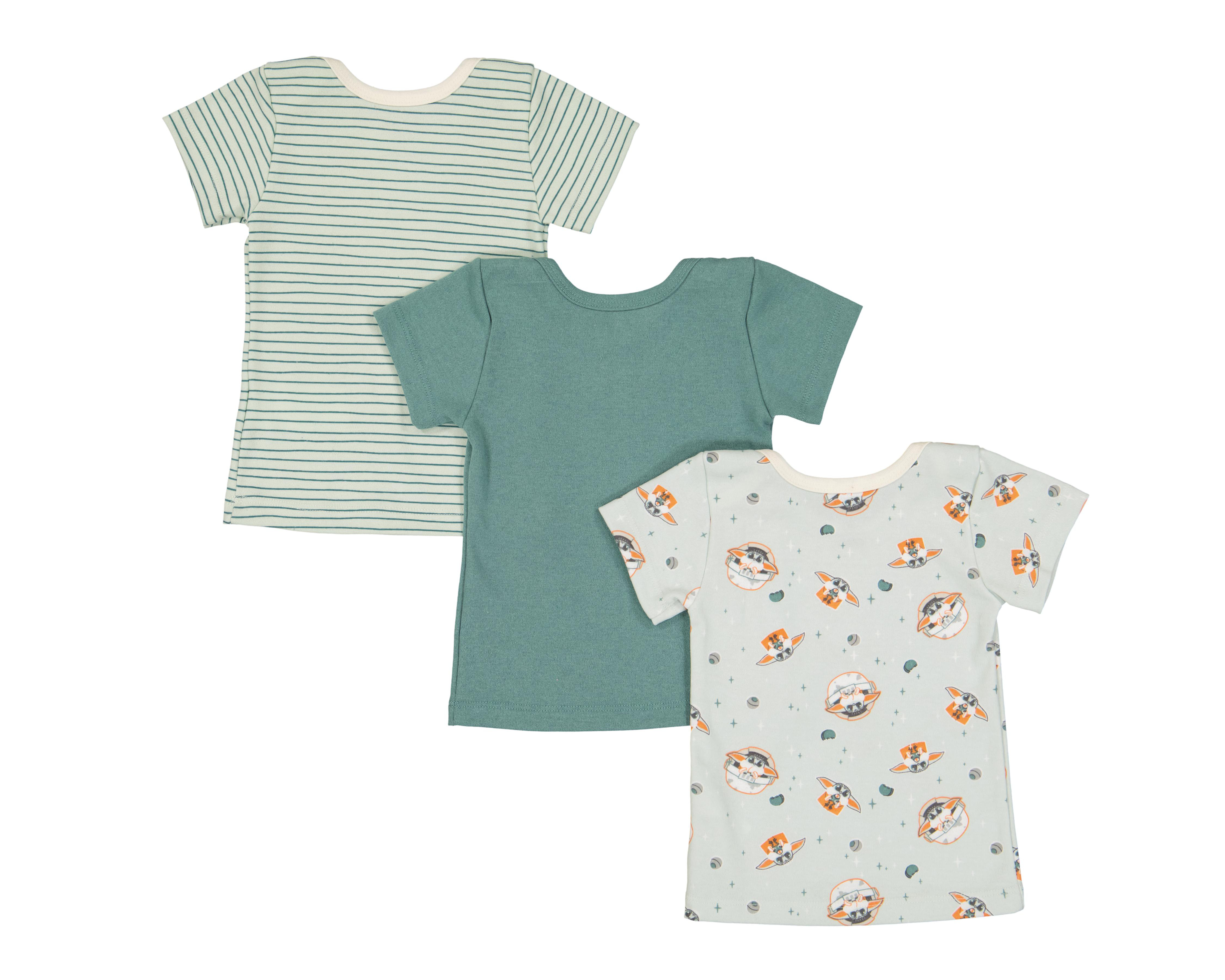 Foto 2 | Camiseta Interior Disney Baby para Bebé Niño 3 Piezas