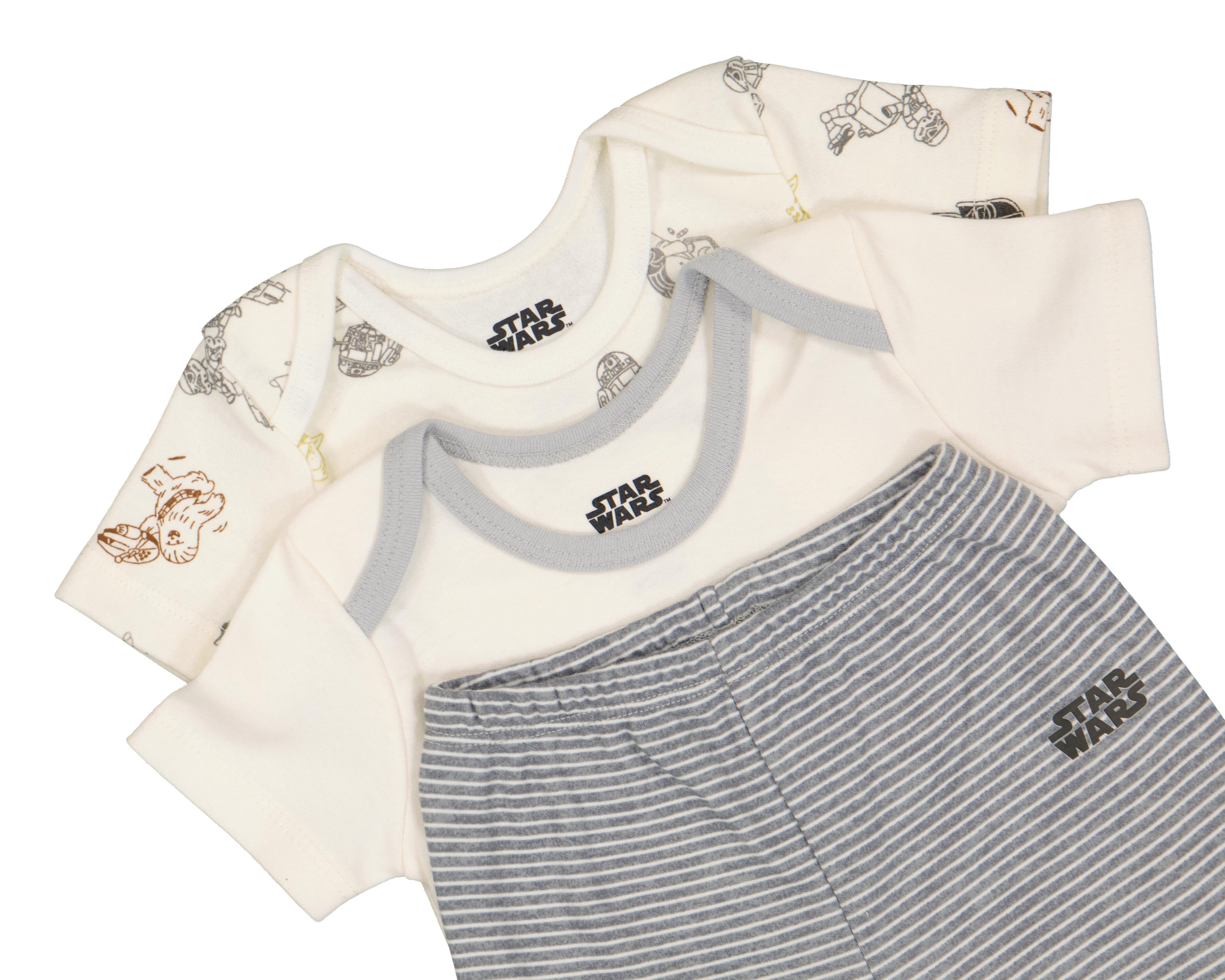 Foto 5 | Pañalero y Pantalón para Bebé Niño Disney Baby 3 Piezas