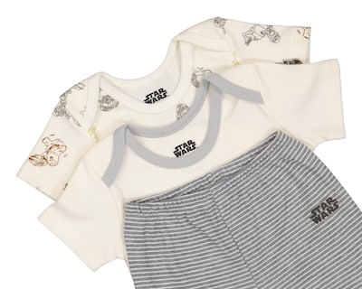 Foto 5 | Pañalero y Pantalón para Bebé Niño Disney Baby 3 Piezas