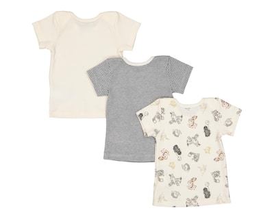 Foto 2 | Camiseta Interior Disney Baby para Bebé 3 Piezas