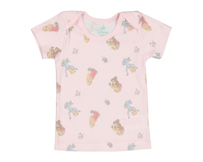 Foto 3 | Camiseta para Bebé Niña Disney Baby Multicolor 3 Piezas