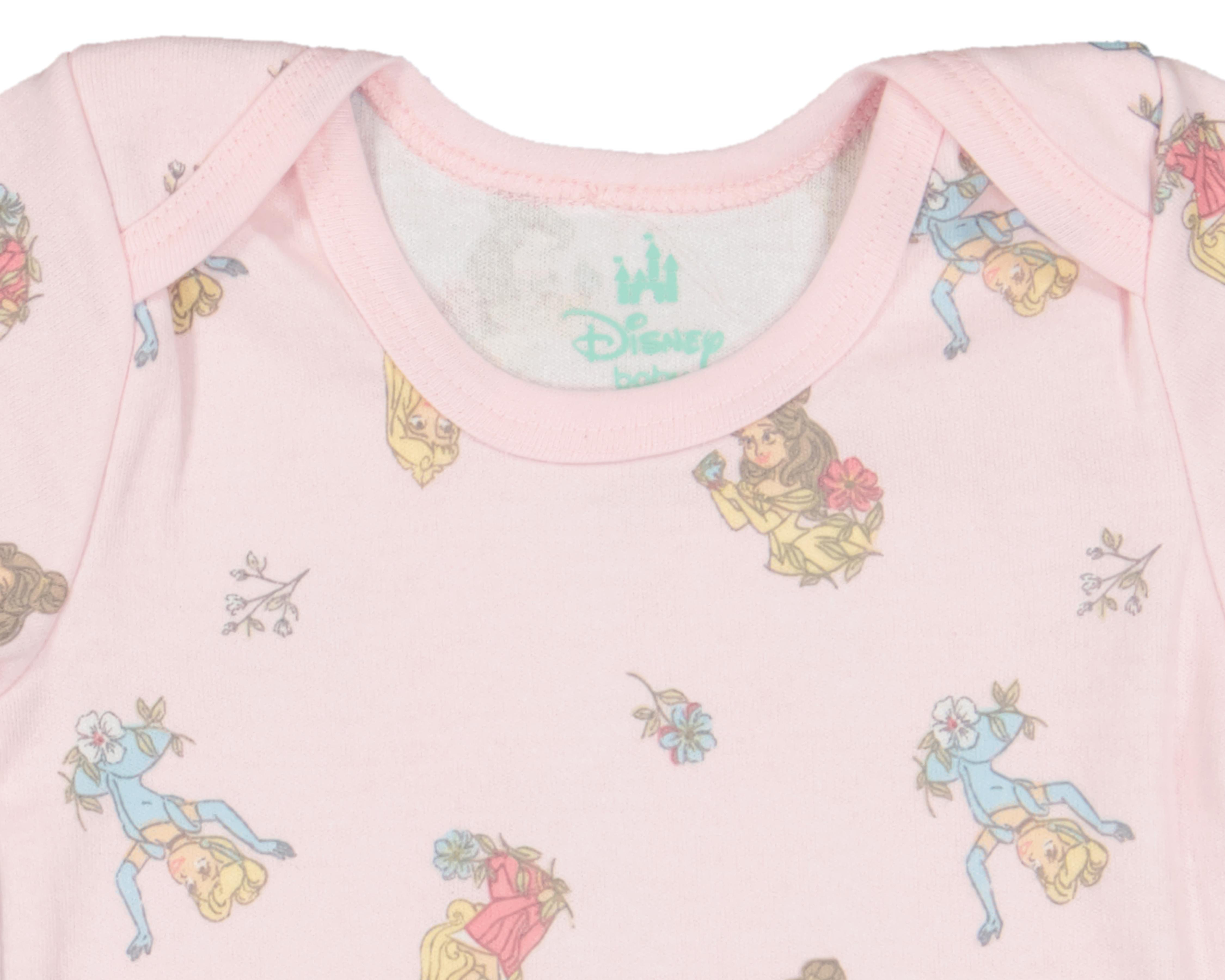 Foto 5 pulgar | Camiseta para Bebé Niña Disney Baby Multicolor 3 Piezas