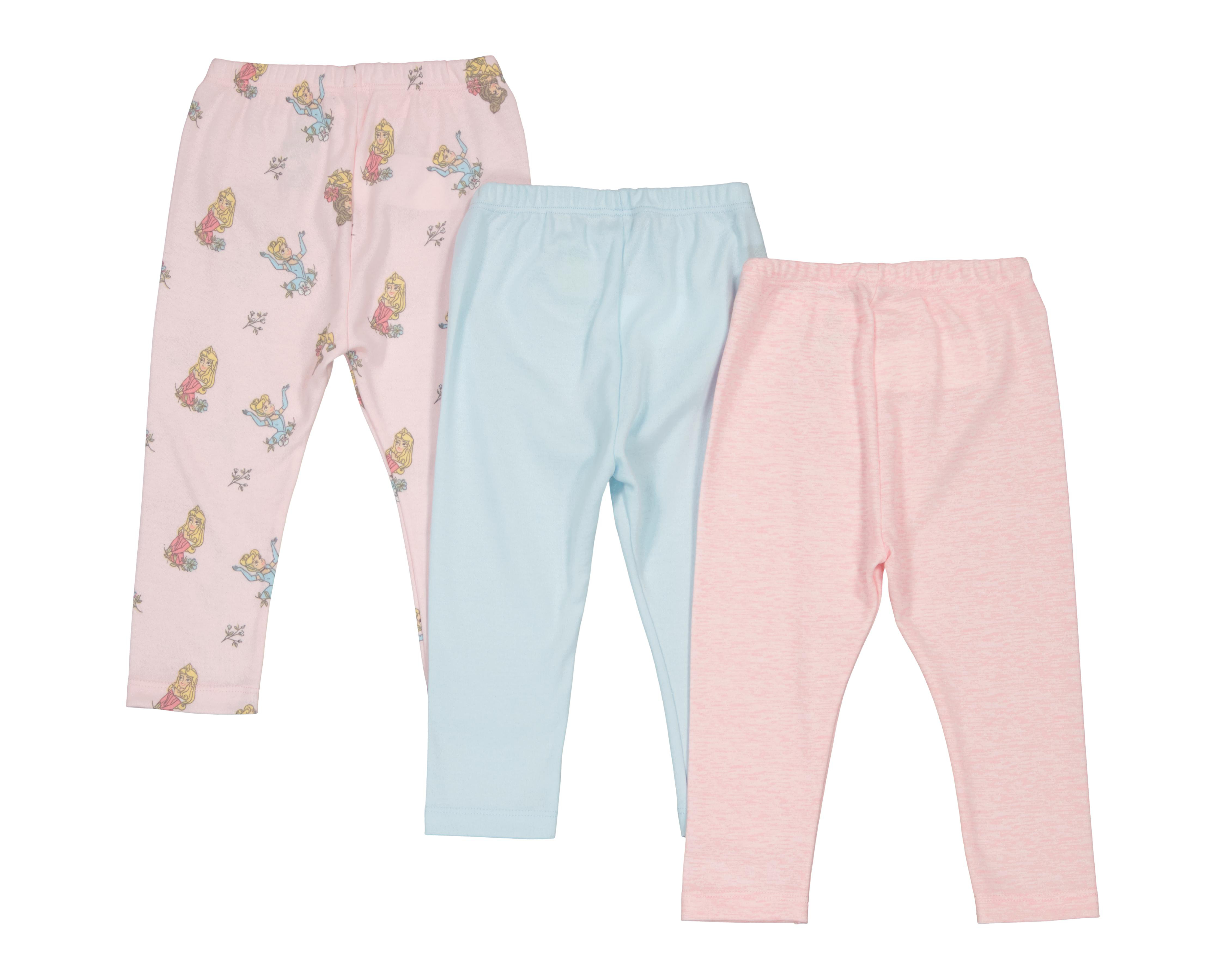 Foto 3 pulgar | Pantalón para Bebé Niña Disney Baby Estampado 3 Piezas