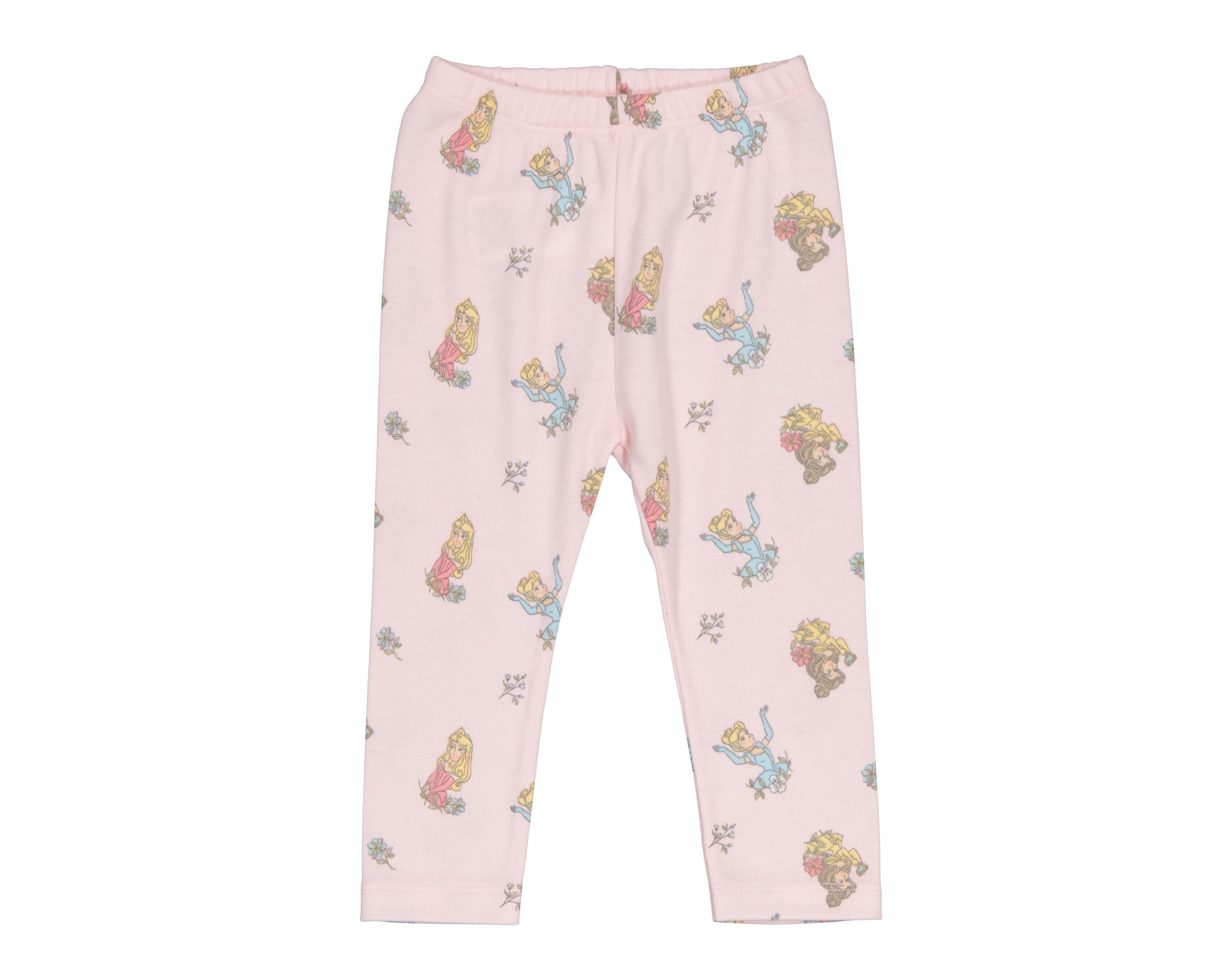 Foto 4 pulgar | Pantalón para Bebé Niña Disney Baby Estampado 3 Piezas
