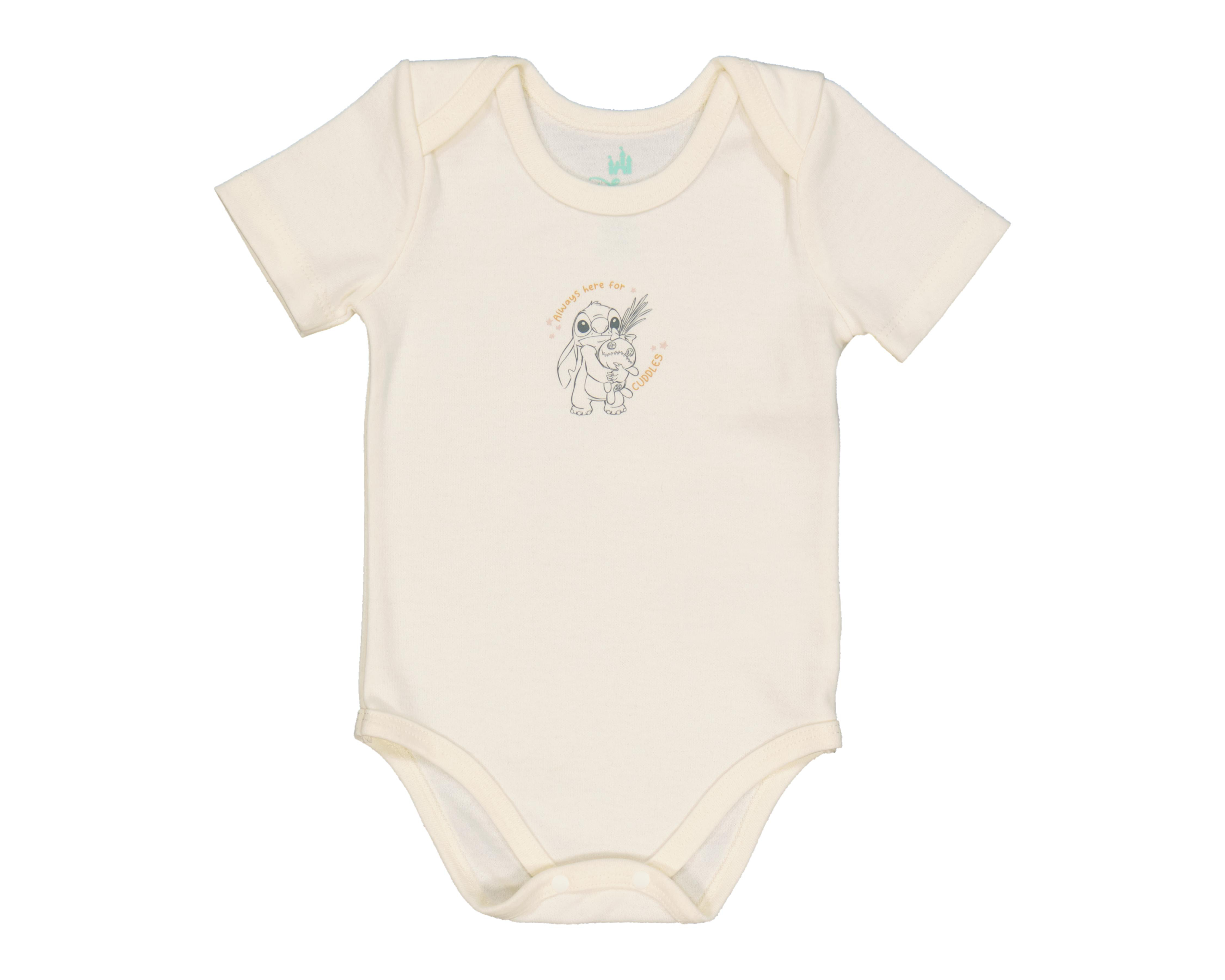 Foto 4 pulgar | Conjunto para Bebé Niño Disney Baby Stitch 3 Piezas