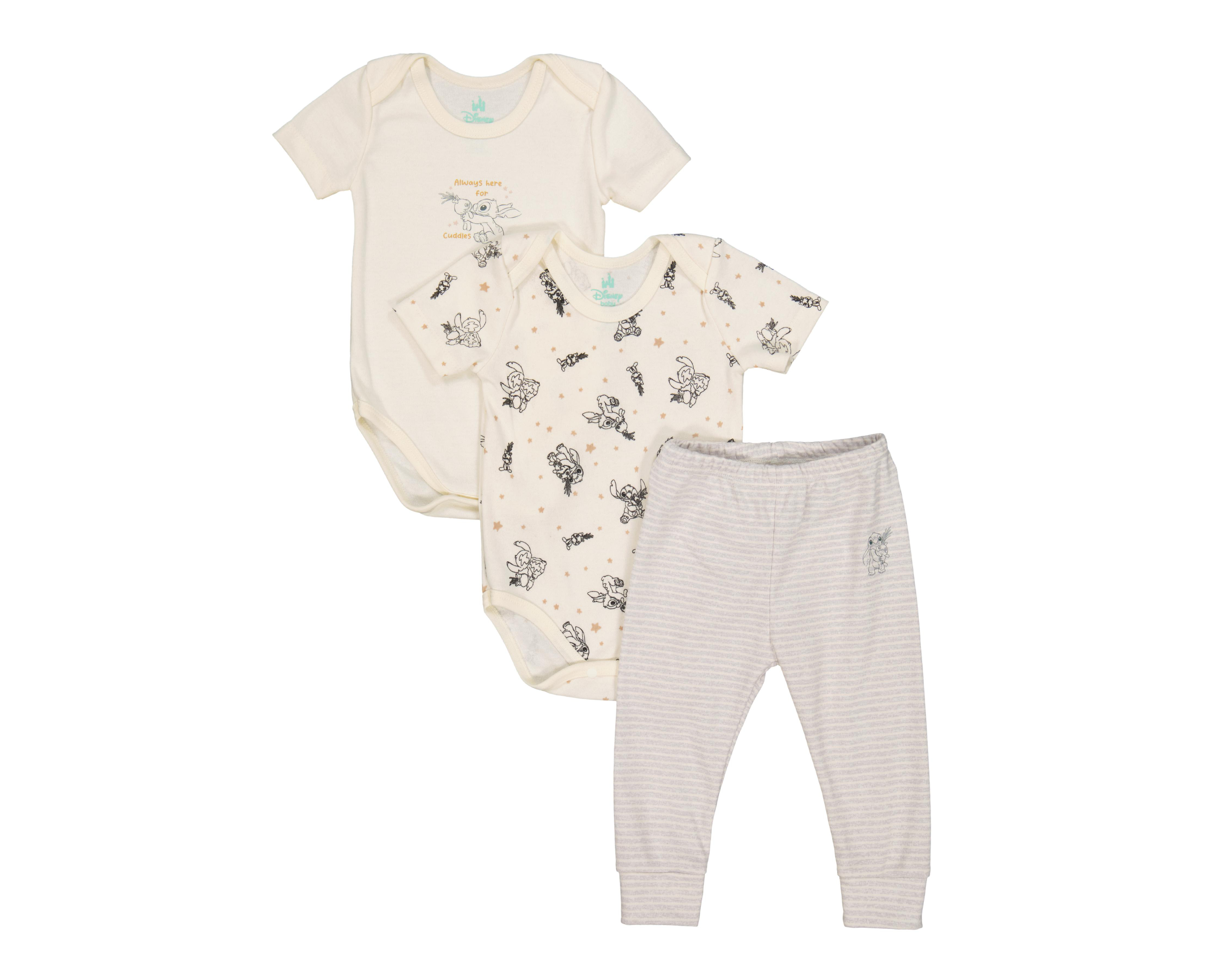 Foto 1 | Conjunto para Bebé Niño Disney Baby Stitch 3 Piezas