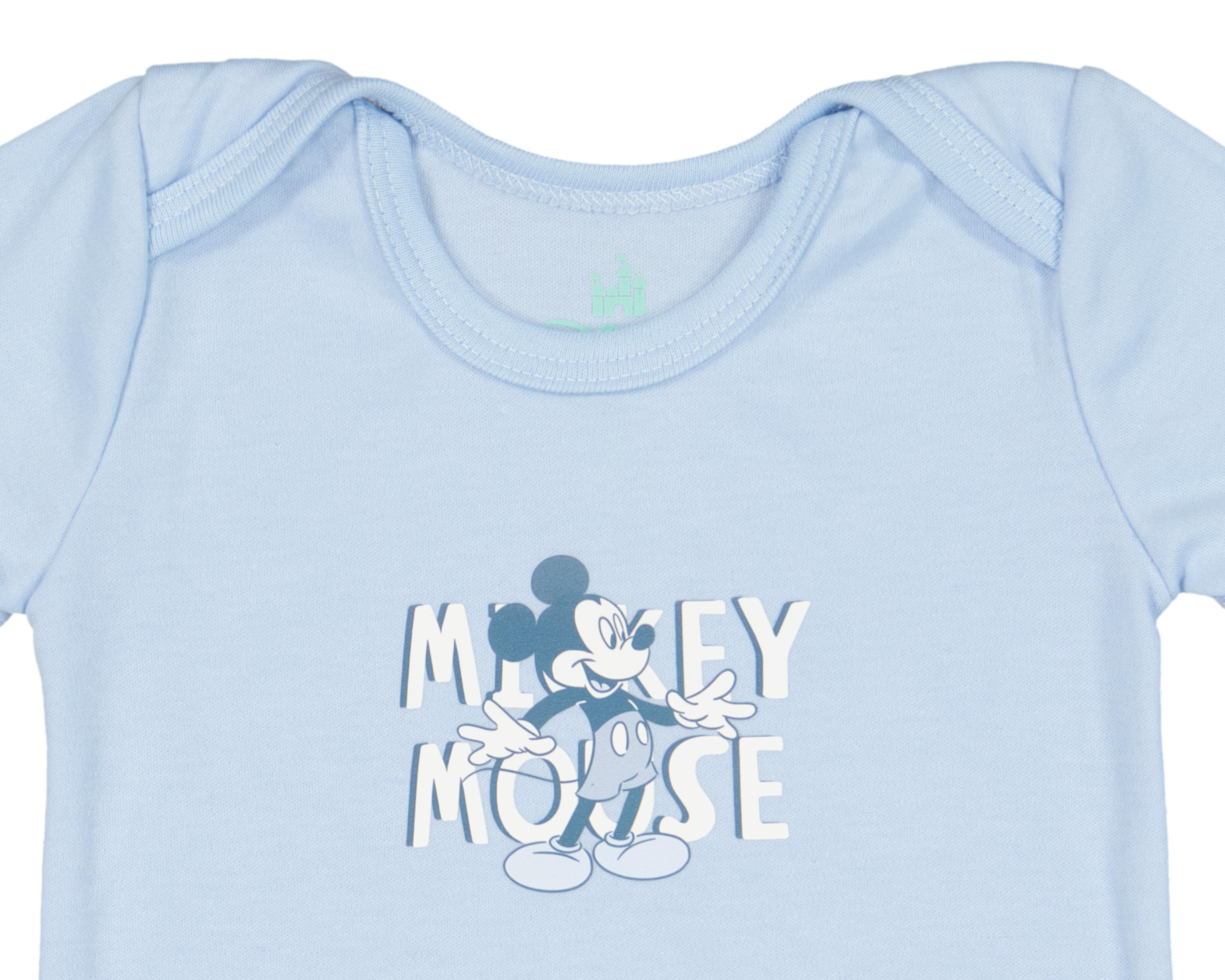 Foto 4 | Conjunto para Bebé Niño Disney Mickey Mouse 3 Piezas
