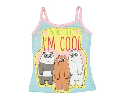 Foto 4 | Playera Interior We Bare Bears para Niña 2 Piezas