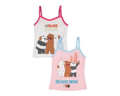 Foto 1 | Playera Interior We Bare Bears para Niña 2 Piezas