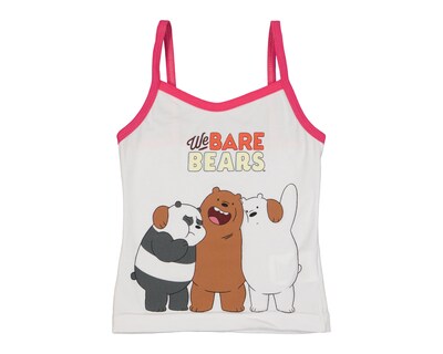 Foto 3 | Playera Interior We Bare Bears para Niña 2 Piezas