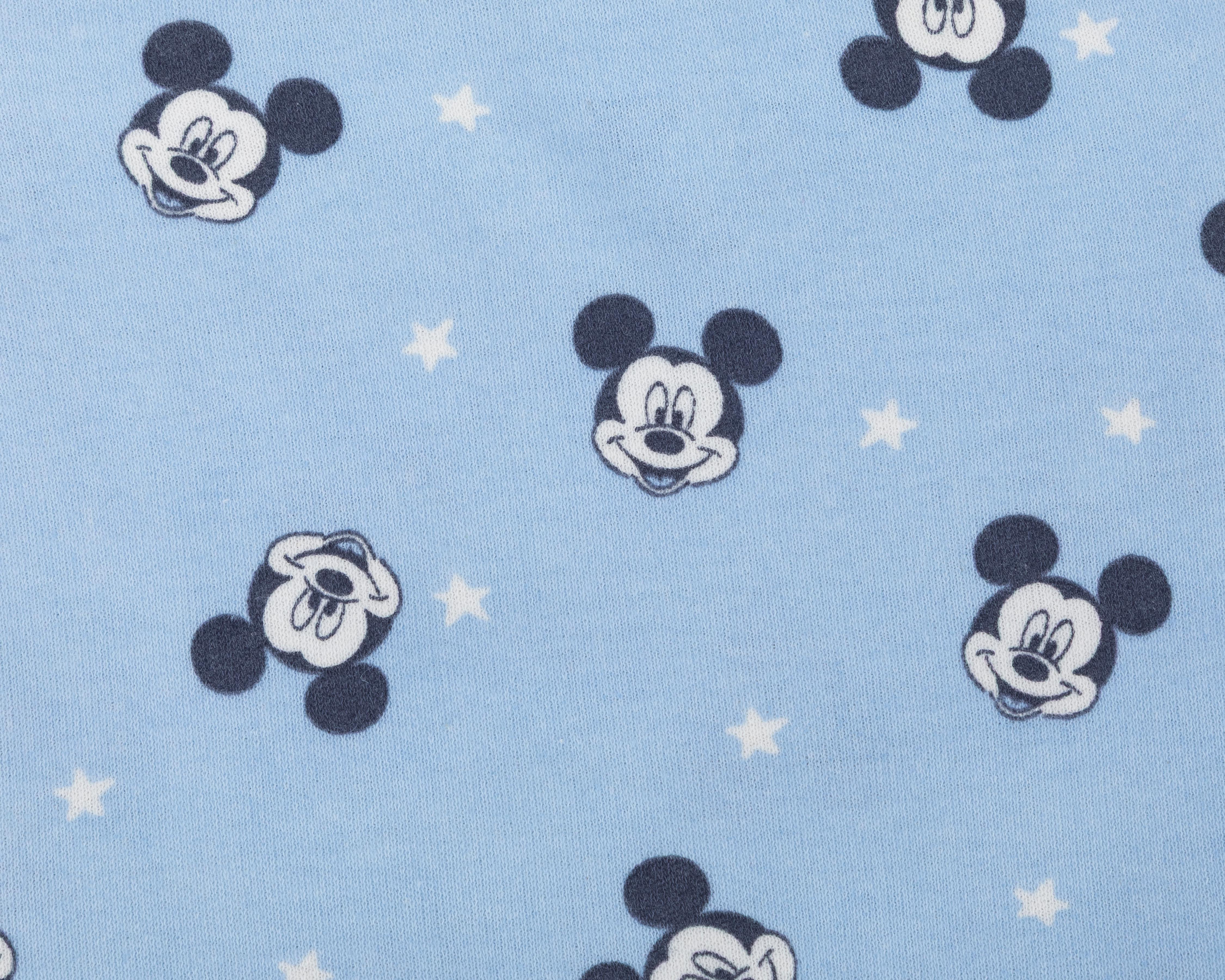 Foto 3 | Sábanas de Cuna Disney Mickey Mouse Azul 3 Piezas