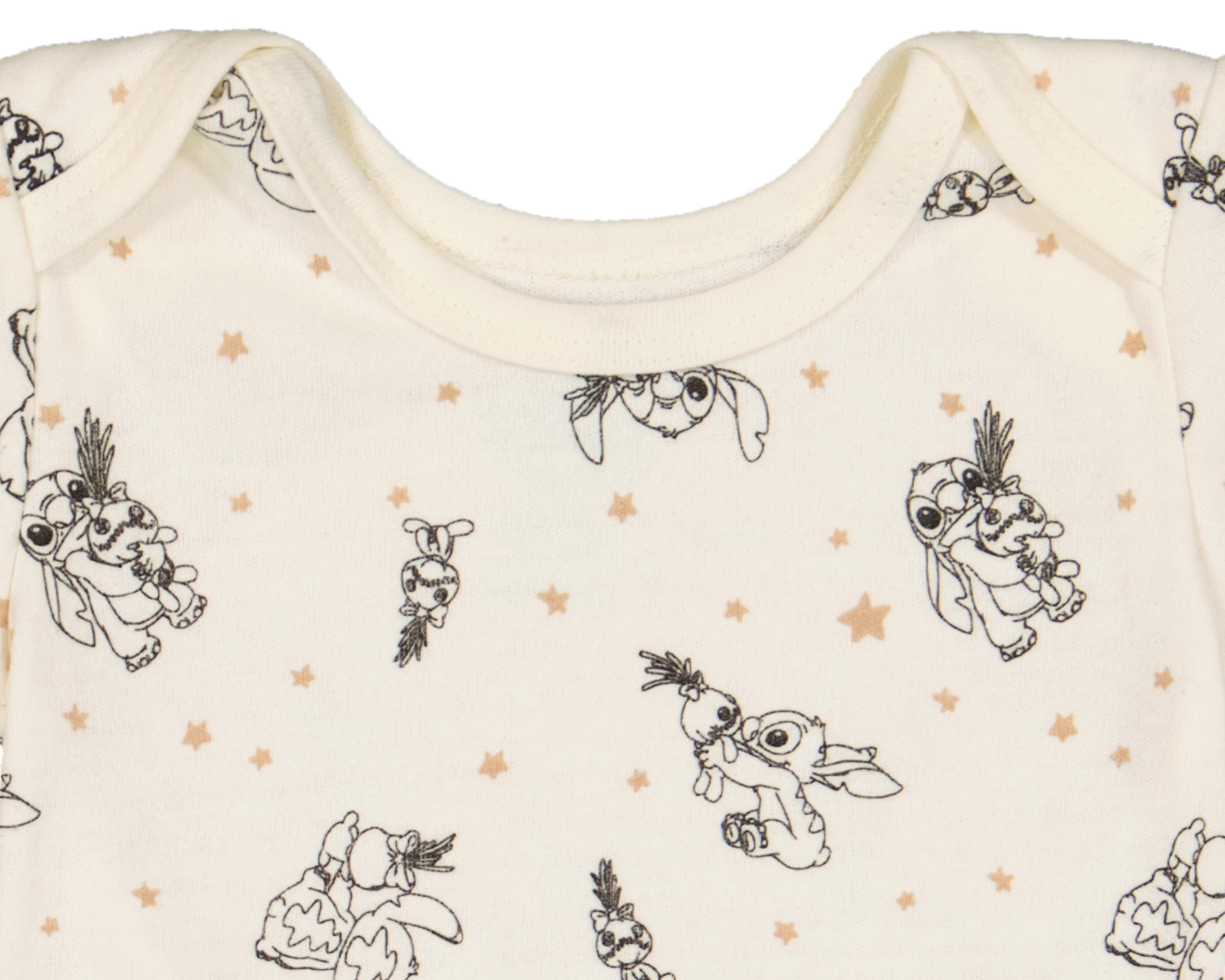 Foto 5 pulgar | Camiseta para Bebé Disney Baby Multicolor 3 Piezas