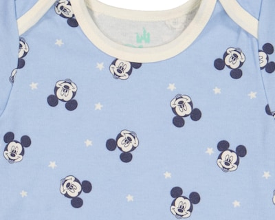 Foto 4 | Camiseta para Bebé Niño Disney Mickey Mouse Azul 3 Piezas