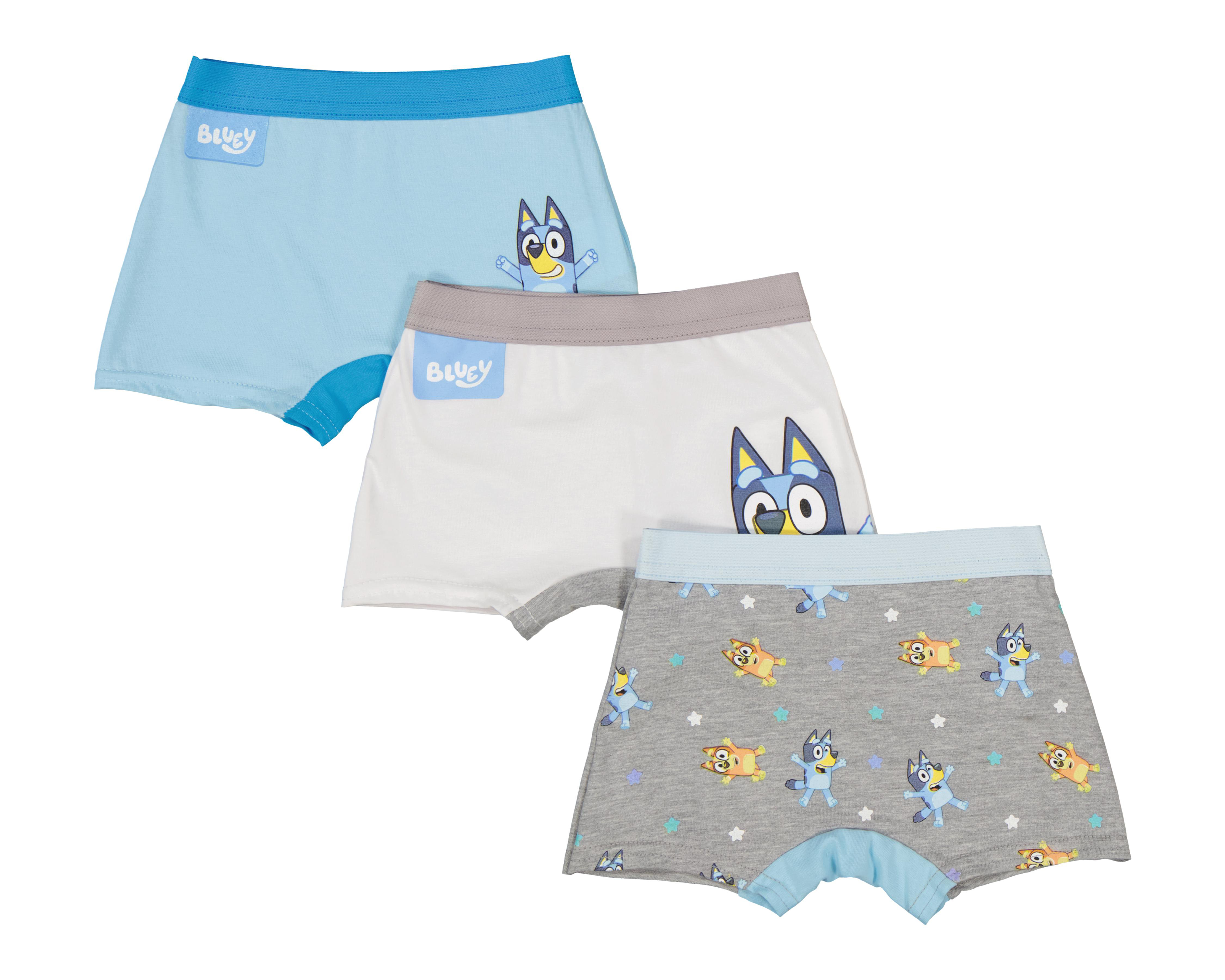 Bóxer Bluey para Niño 3 Piezas