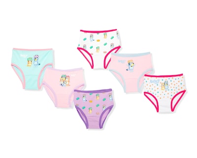 Foto 1 | Pantaleta Bluey para Niña 6 Piezas