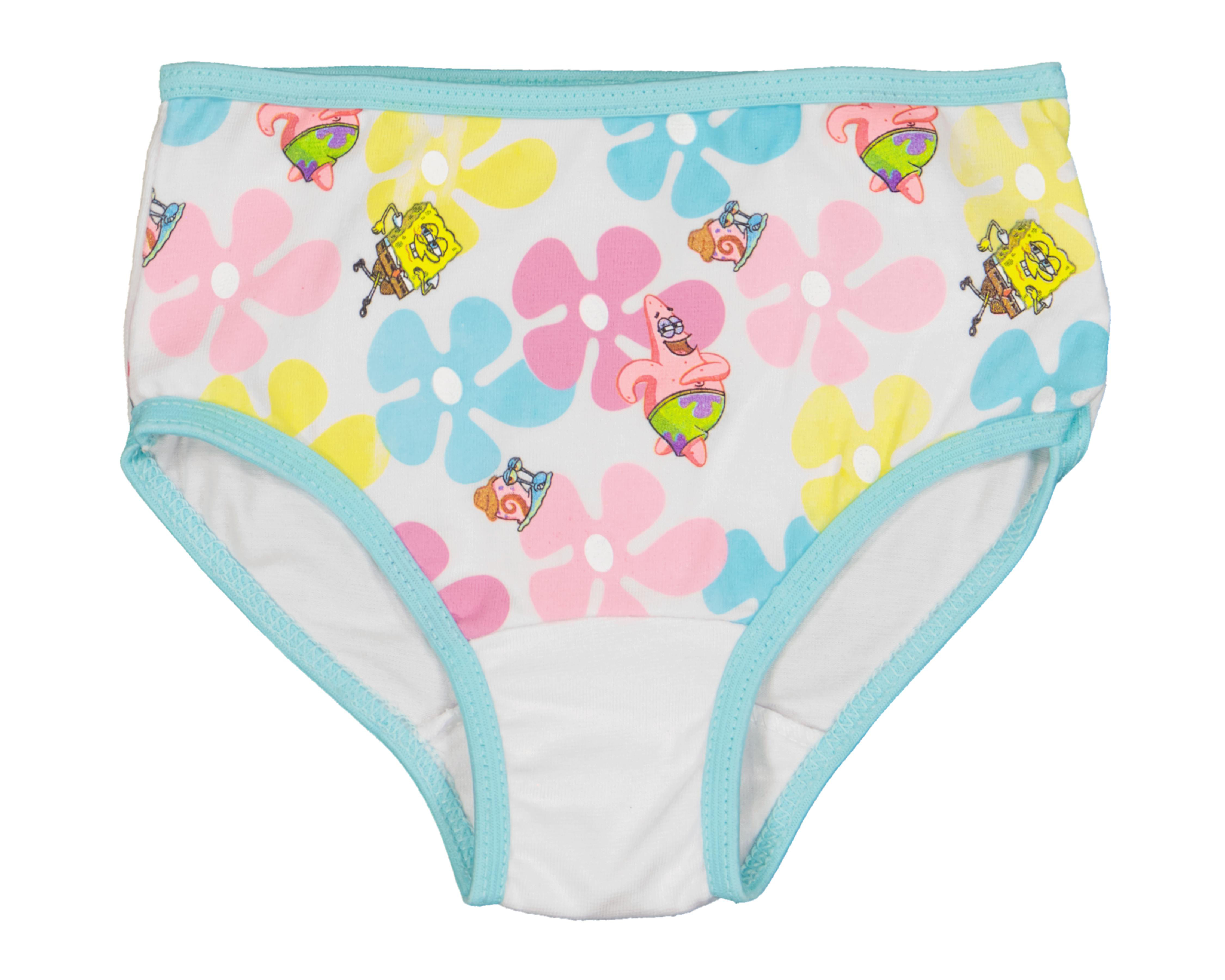 Foto 4 pulgar | Pantaletas Bob Esponja para Bebé Niña 6 Piezas
