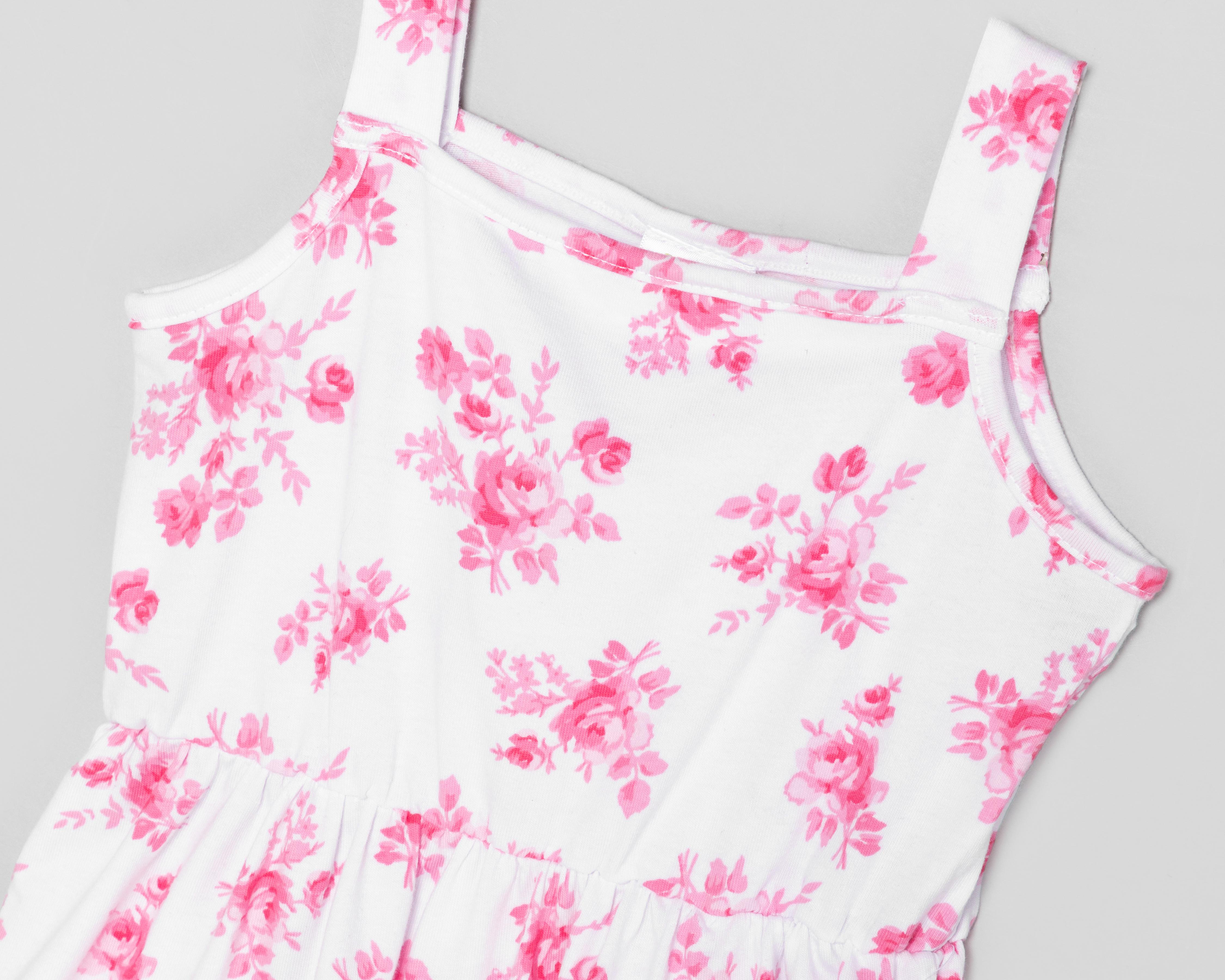 Foto 4 pulgar | Vestido para Bebé Niña Baby Colors Floral