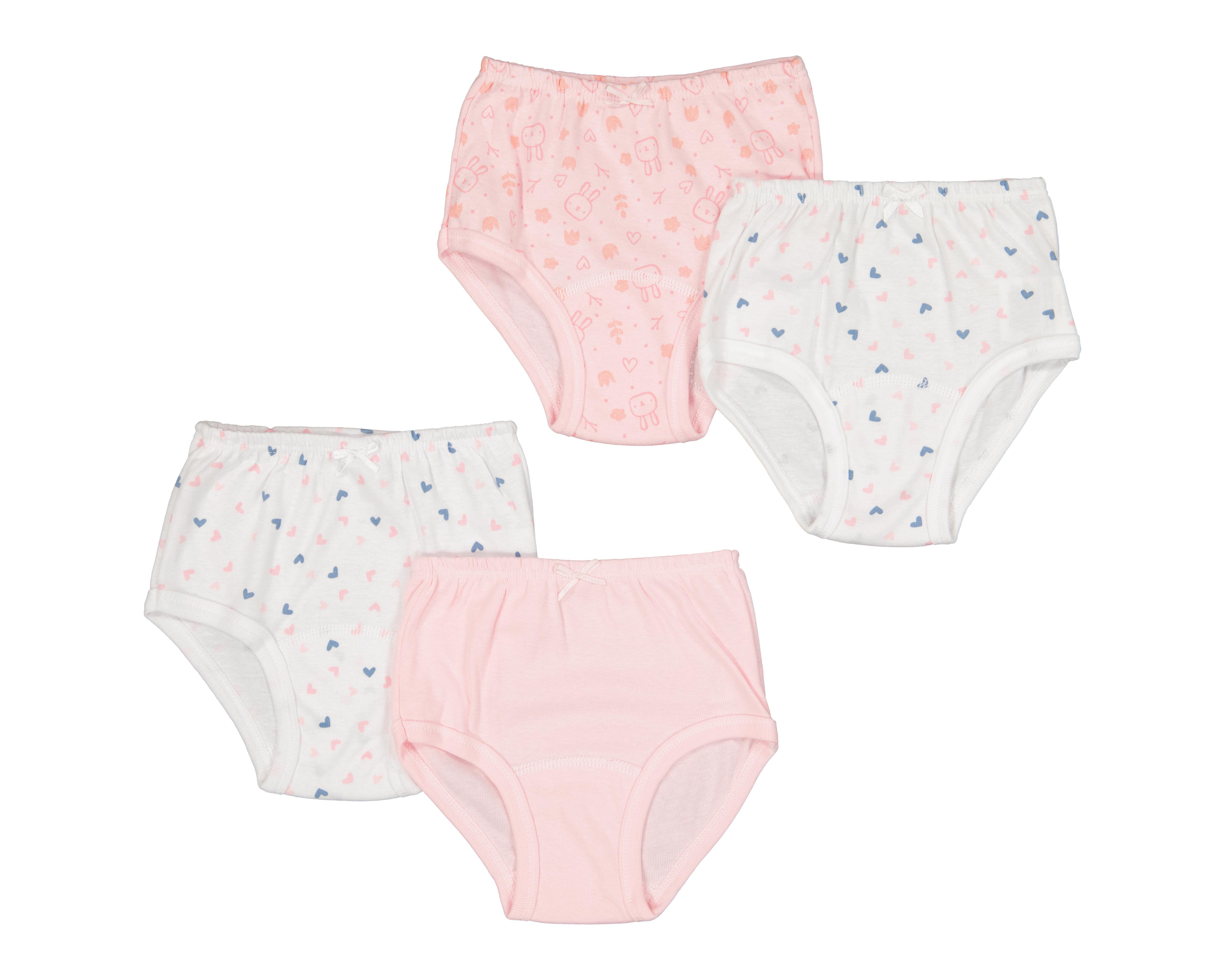 Foto 2 pulgar | Pantaleta Baby Optima para Bebé Niña 4 Piezas