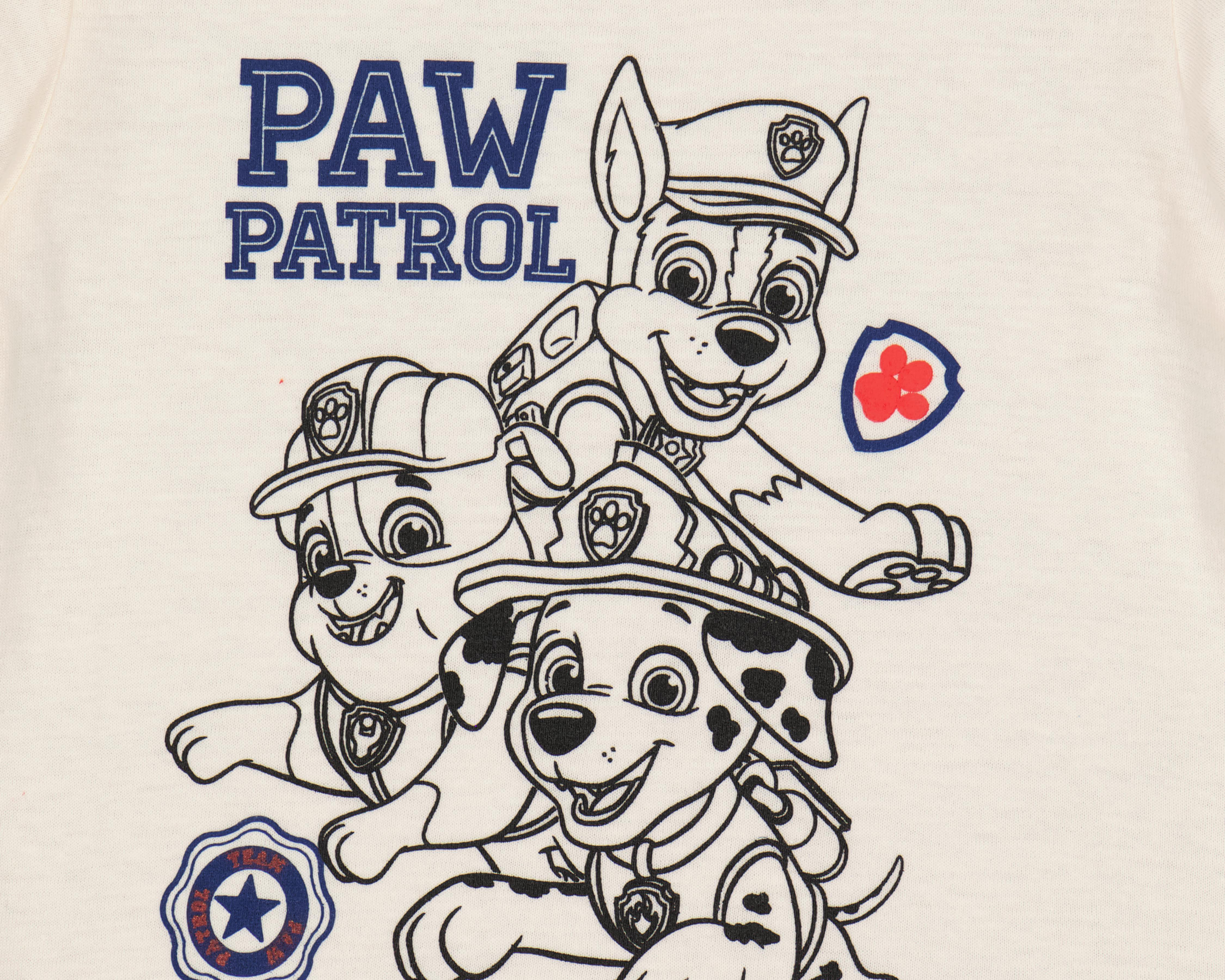 Foto 4 pulgar | Playera Manga Corta Paw Patrol para Niño