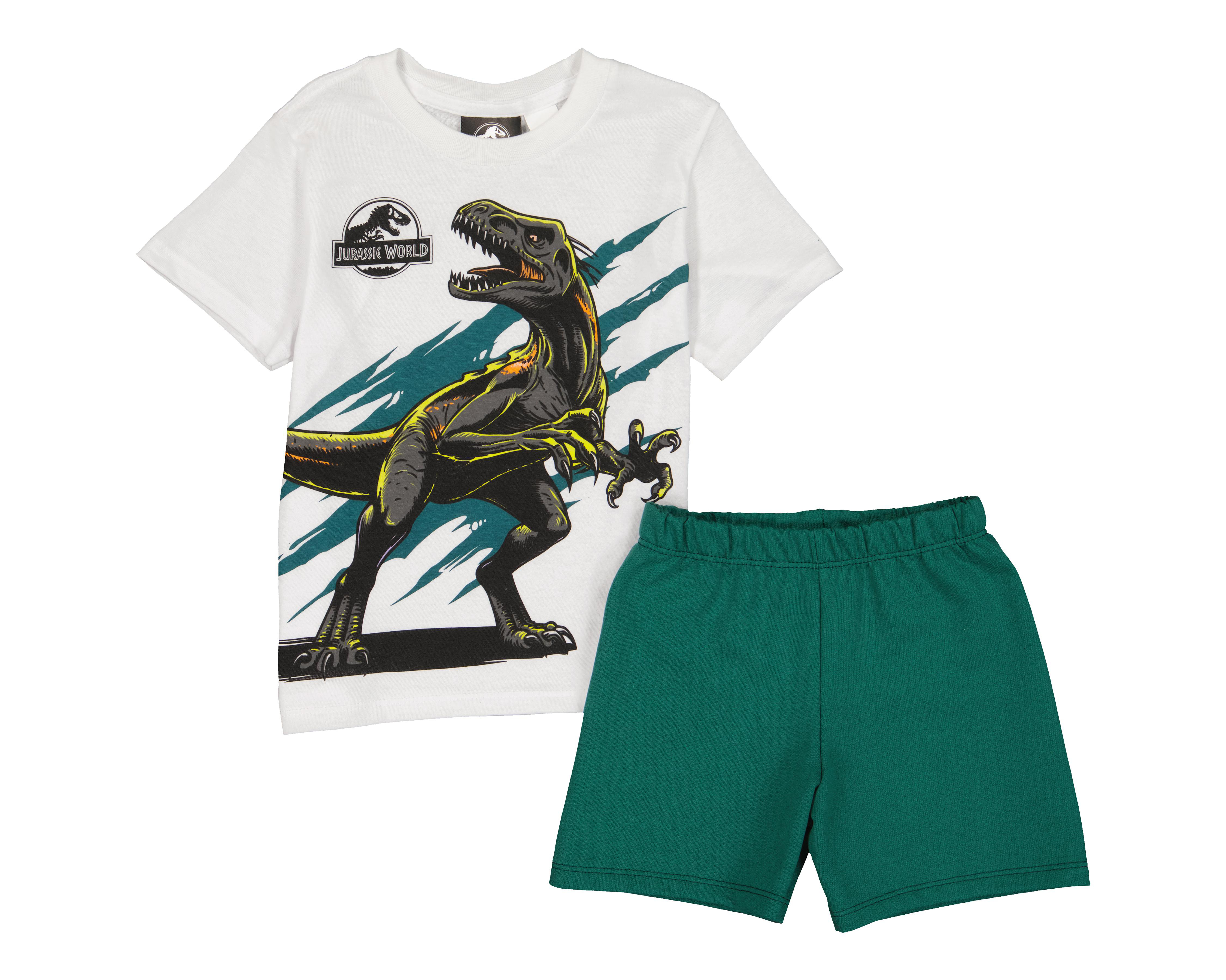 Foto 1 | Short y Playera de Algodón para Bebé Niño Jurassic World