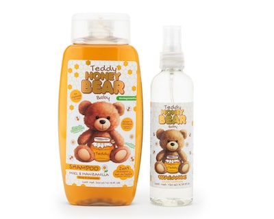 Foto 2 | Shampoo y Fragancia para Bebé Body & Beauty con Brillos 2 Piezas