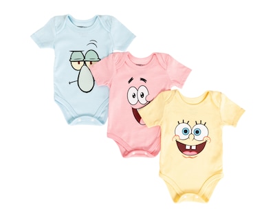 Foto 1 | Pañalero para Bebé Niño Bob Esponja 3 Piezas