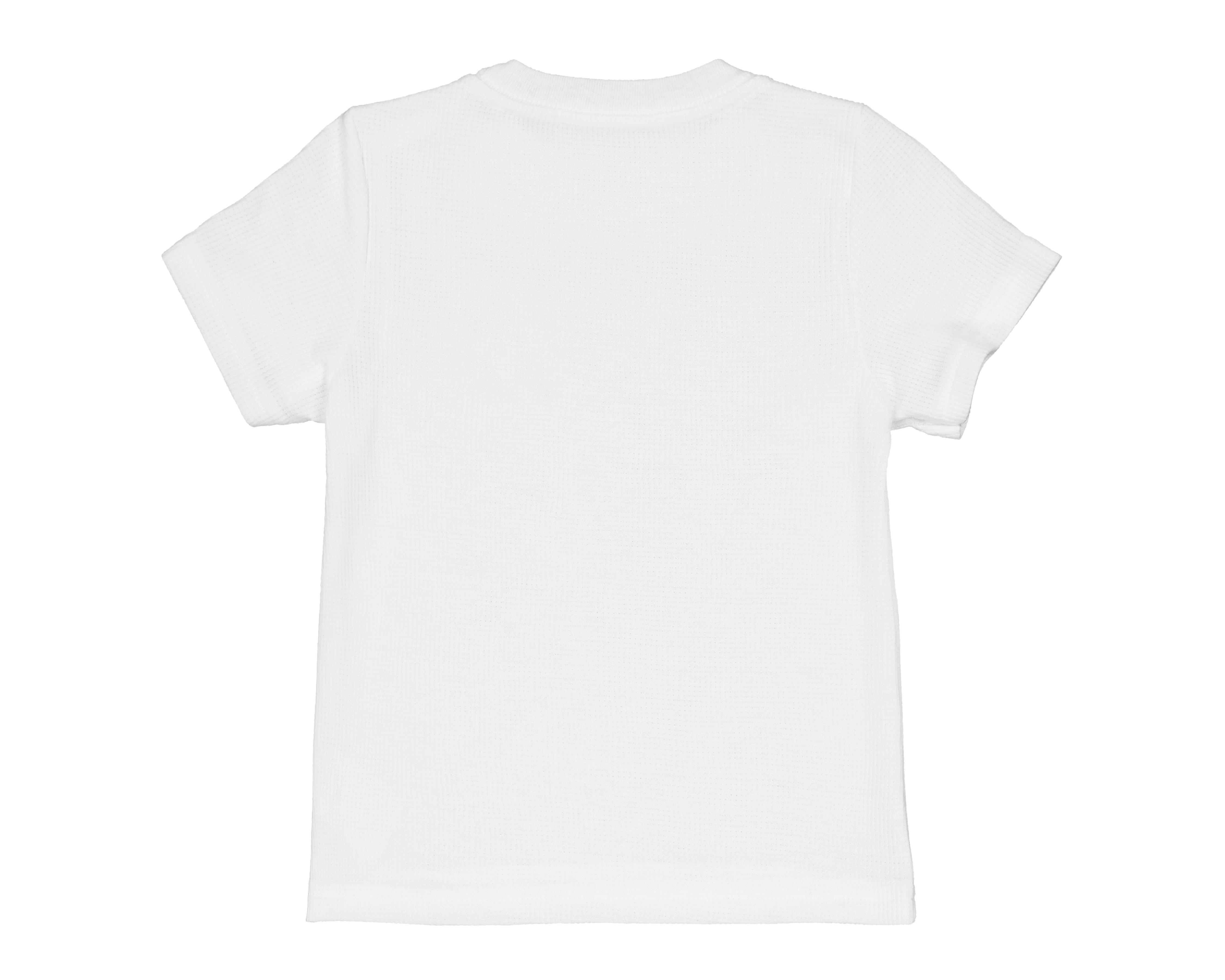 Foto 3 pulgar | Playera para Bebé Niño Baby Colors Blanca
