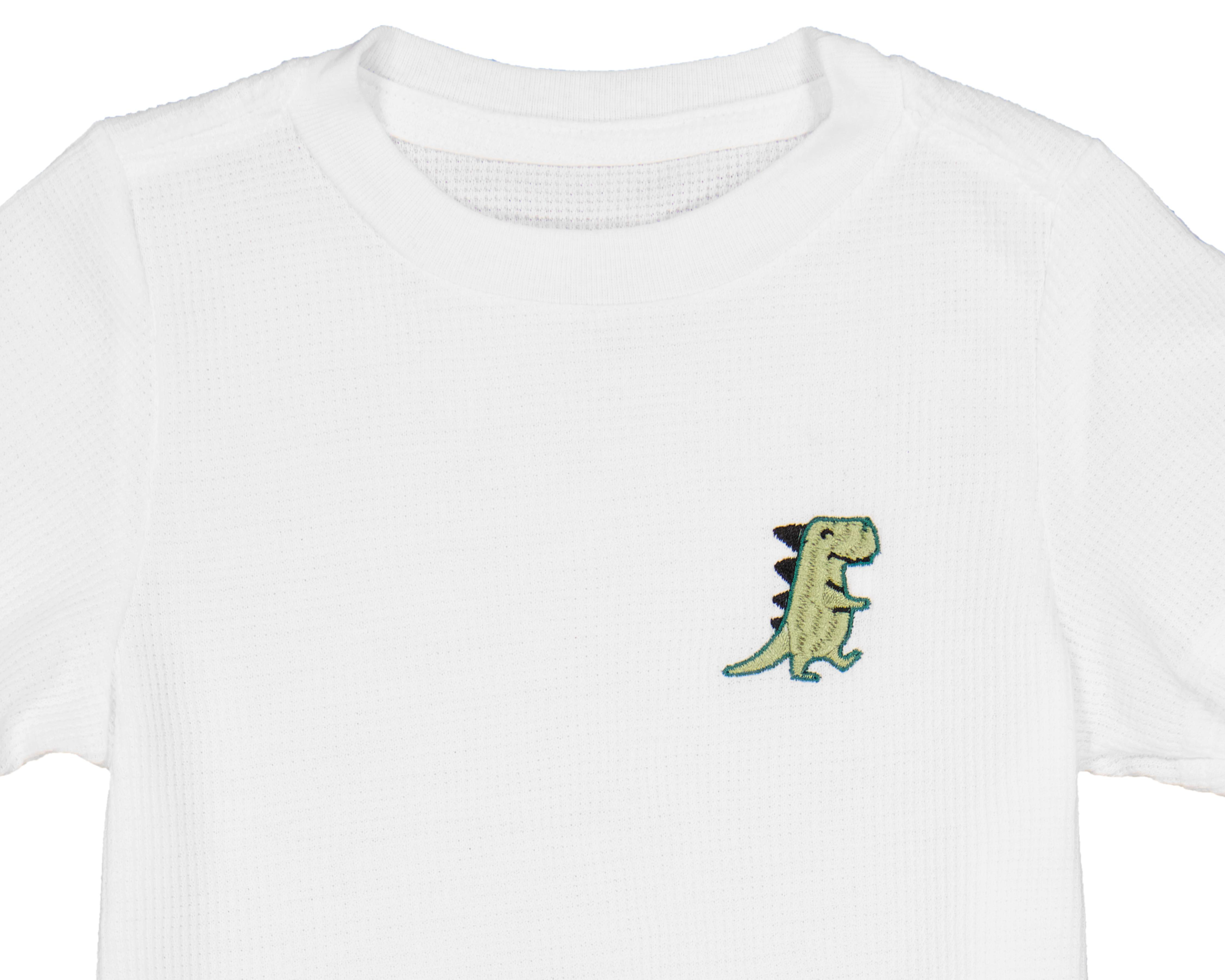 Foto 4 pulgar | Playera para Bebé Niño Baby Colors Blanca