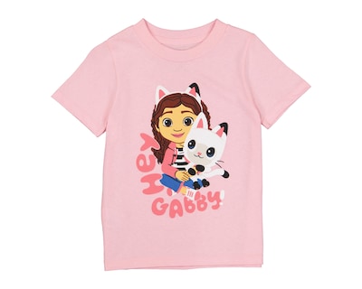 Foto 1 | Playera para Bebé Niña Gabby's Dollhouse de Algodón Rosa