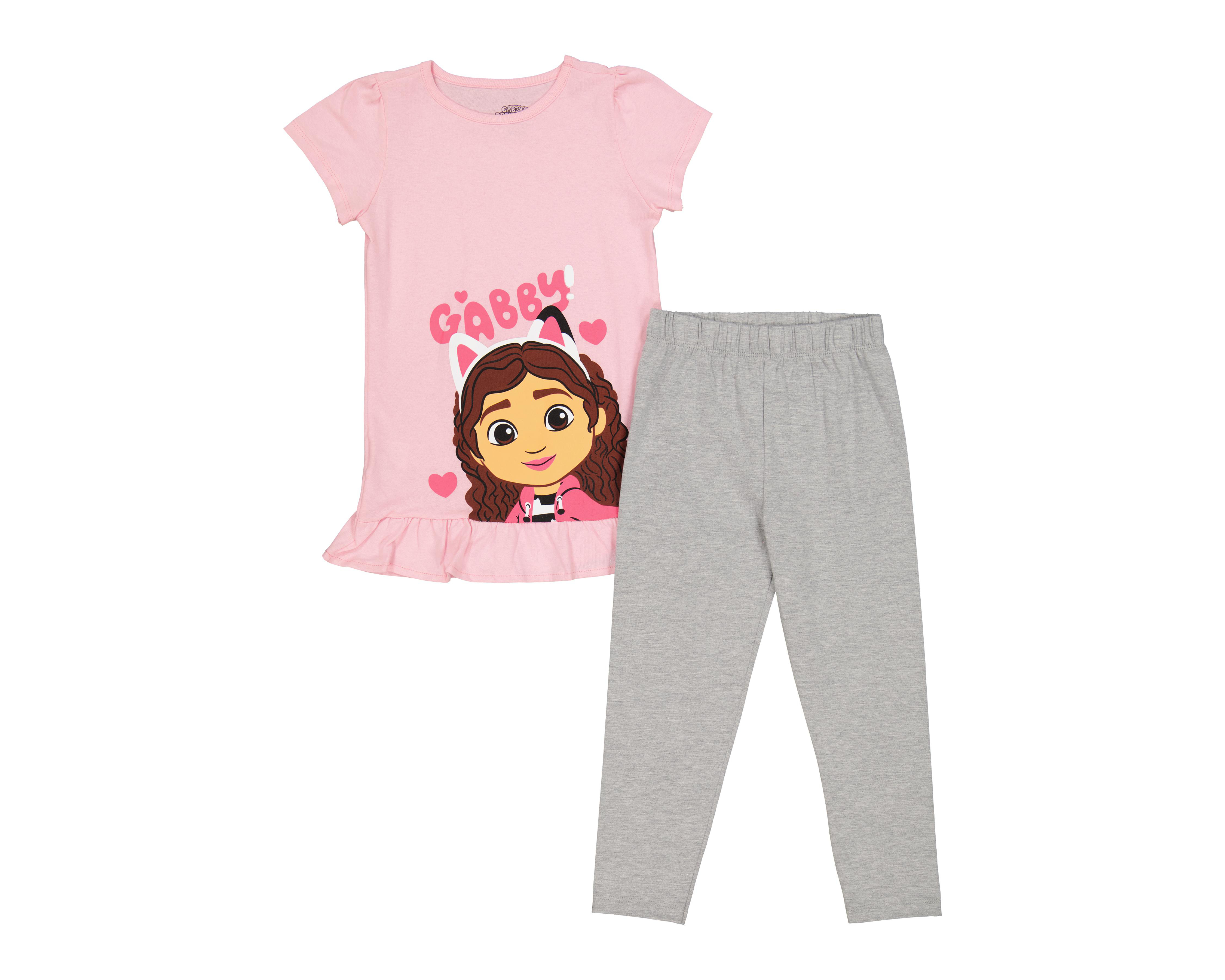 Foto 1 | Pantalón y Playera de Algodón para Bebé Niña Gabby's Dollhouse