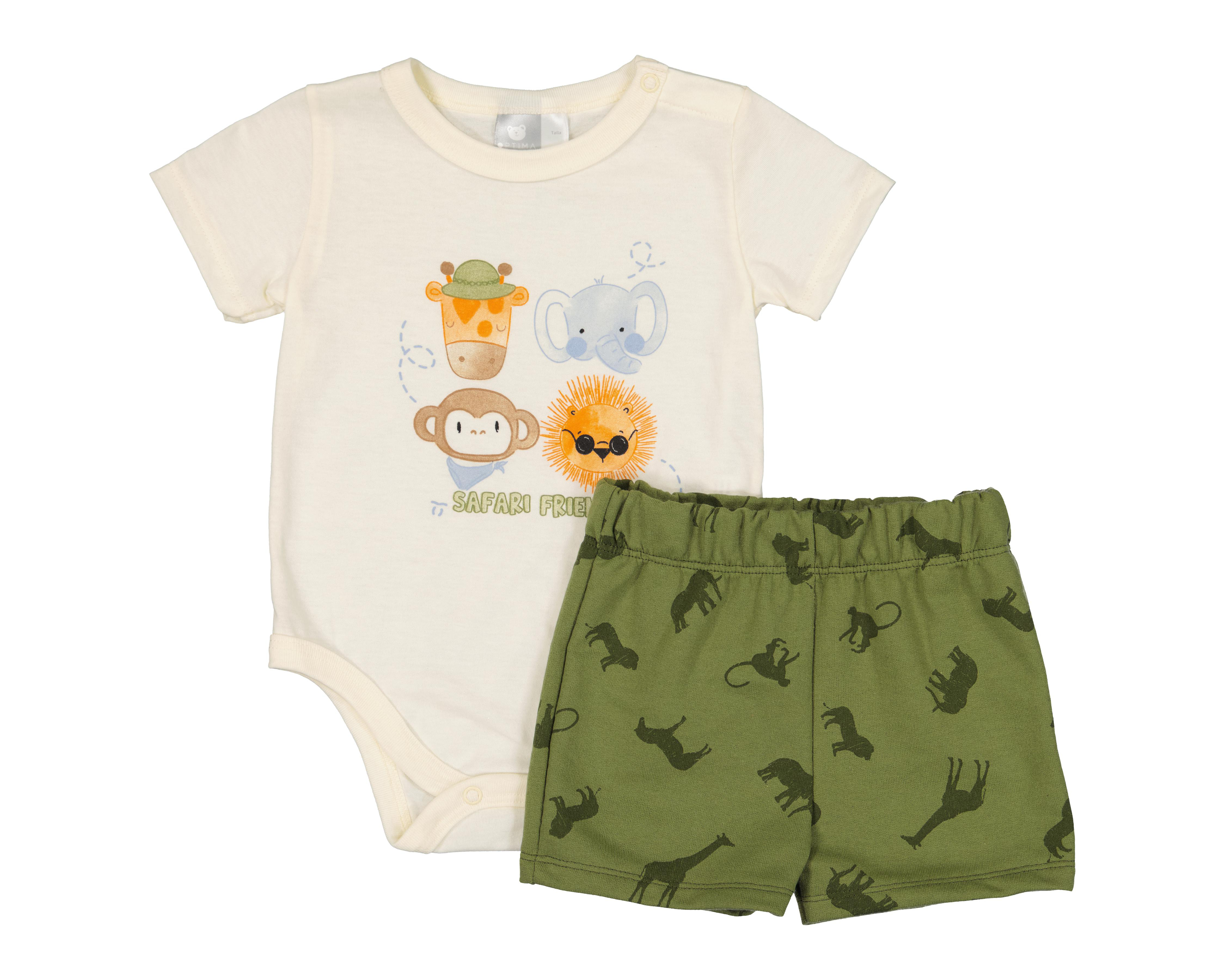 Foto 1 | Short y Pañalero para Bebé Niño Baby Optima