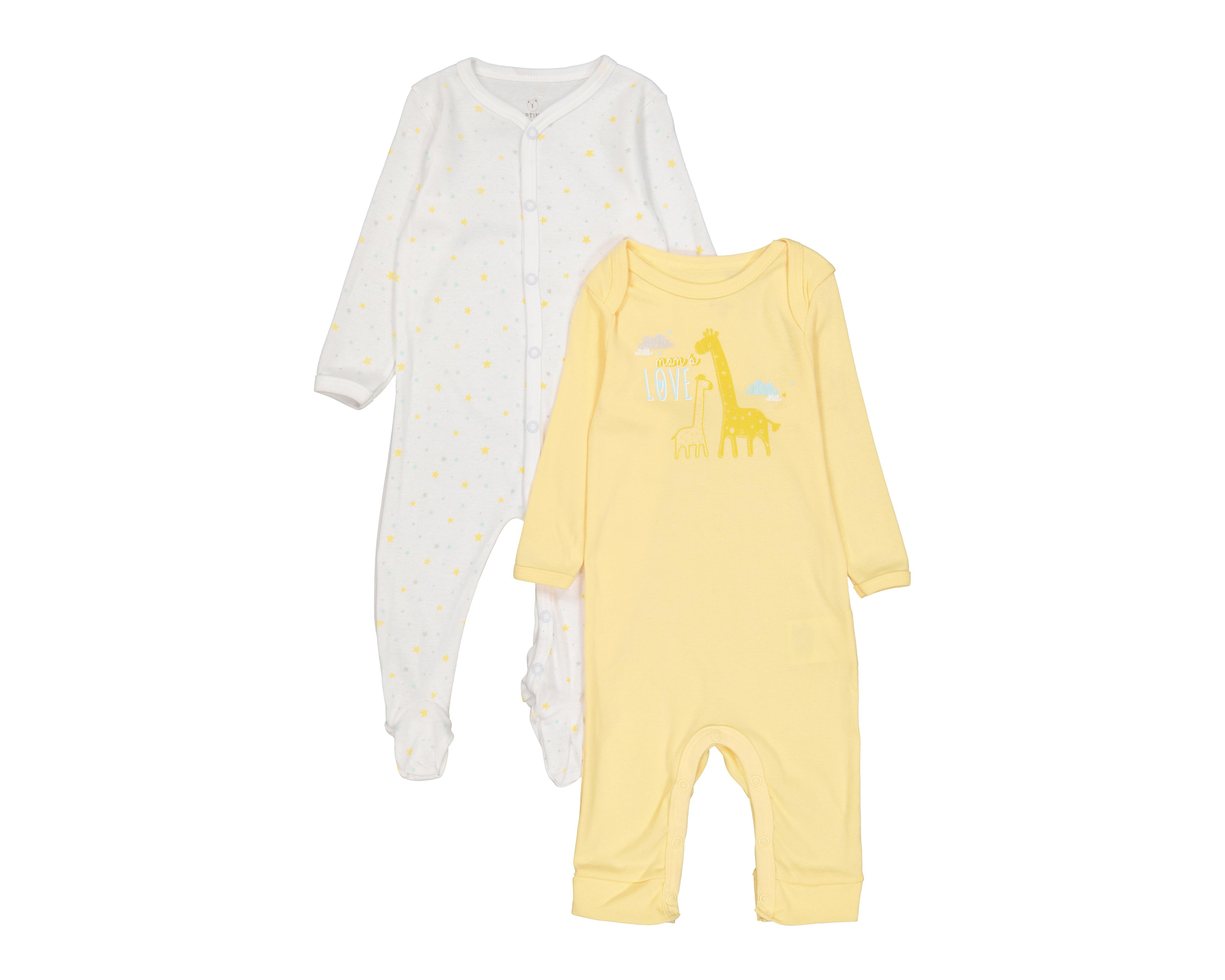 Mameluco y Pañalero de Algodón para Bebé Baby Optima