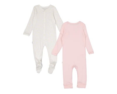 Foto 2 | Mameluco para Bebé Niña Baby Optima de Algodón 2 Piezas