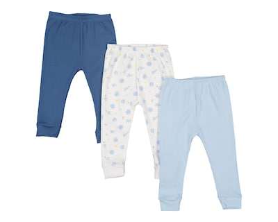 Foto 1 | Pantalón para Bebé Niño Baby Optima de Algodón Multicolor 3 Piezas