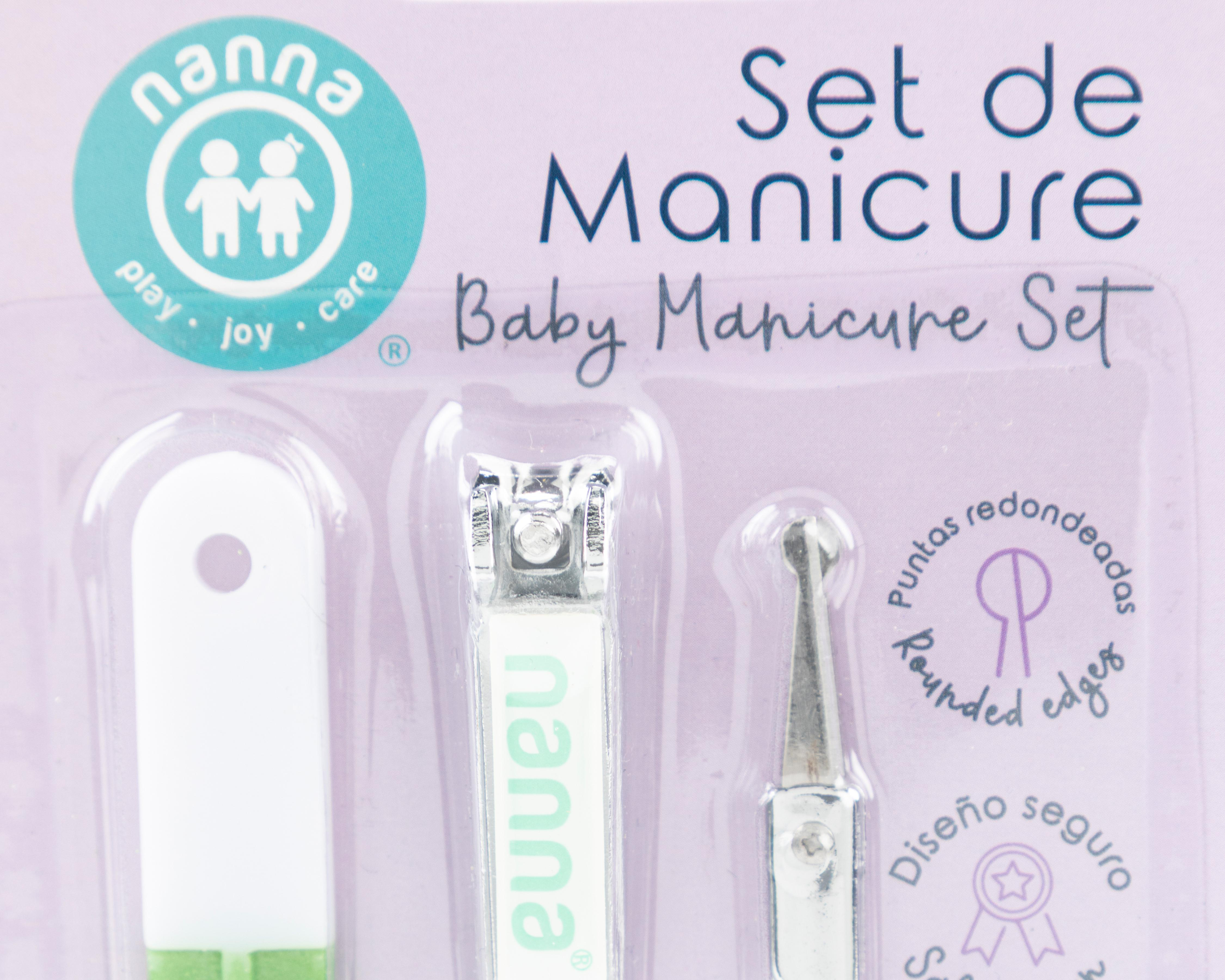 Foto 4 pulgar | Set de Manicure Belskin Nanna para Bebé 3 Piezas