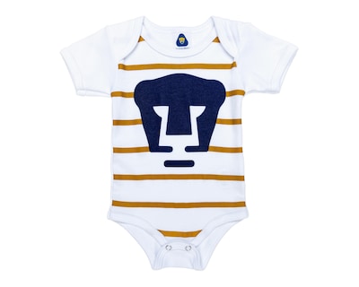 Foto 1 | Pañalero para Bebé Niño Pumas de Algodón Blanco