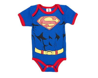 Foto 1 | Pañalero para Bebé Niño Superman de Algodón Azul